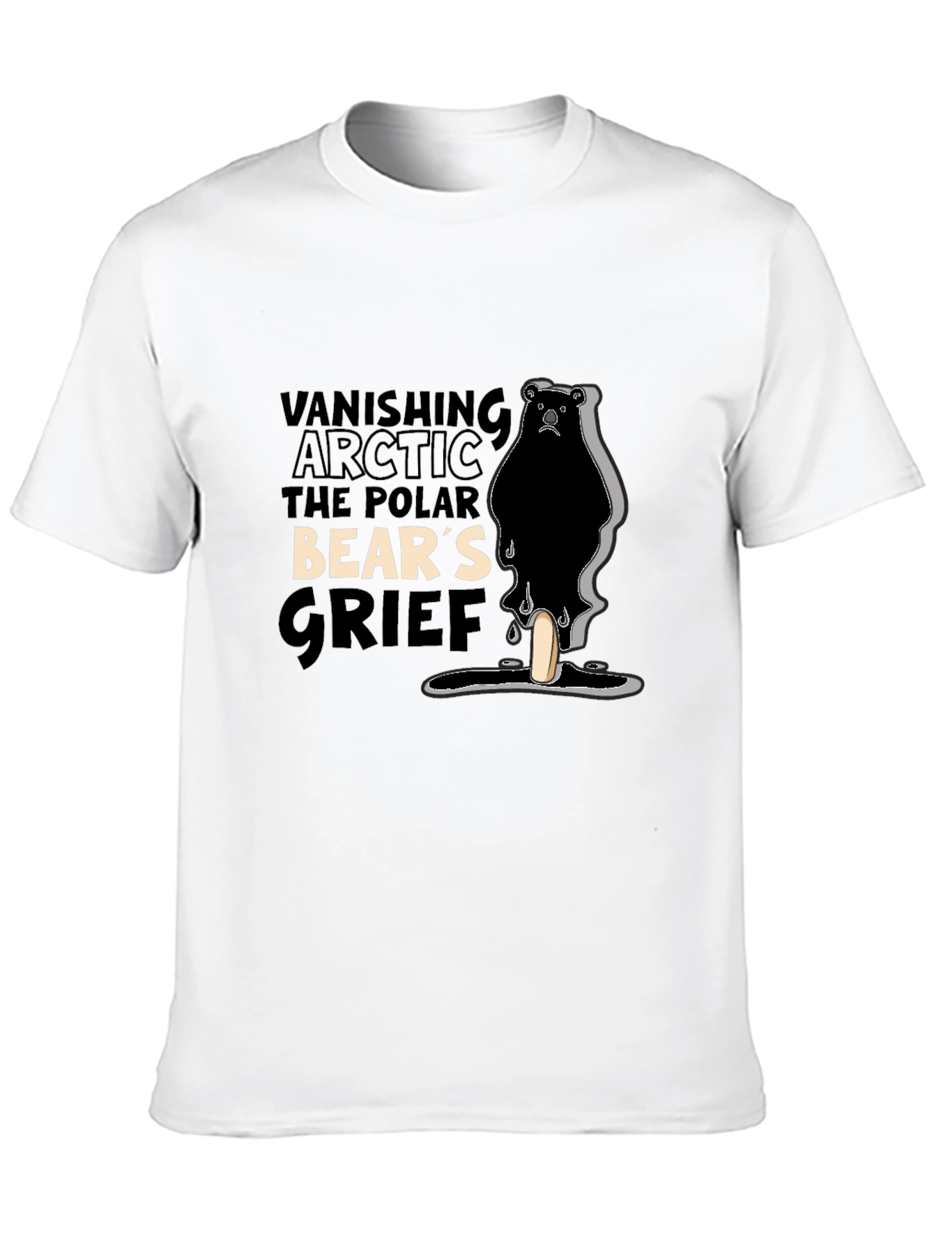 Vanishing Arctic Polar Bears Grief T-Shirt