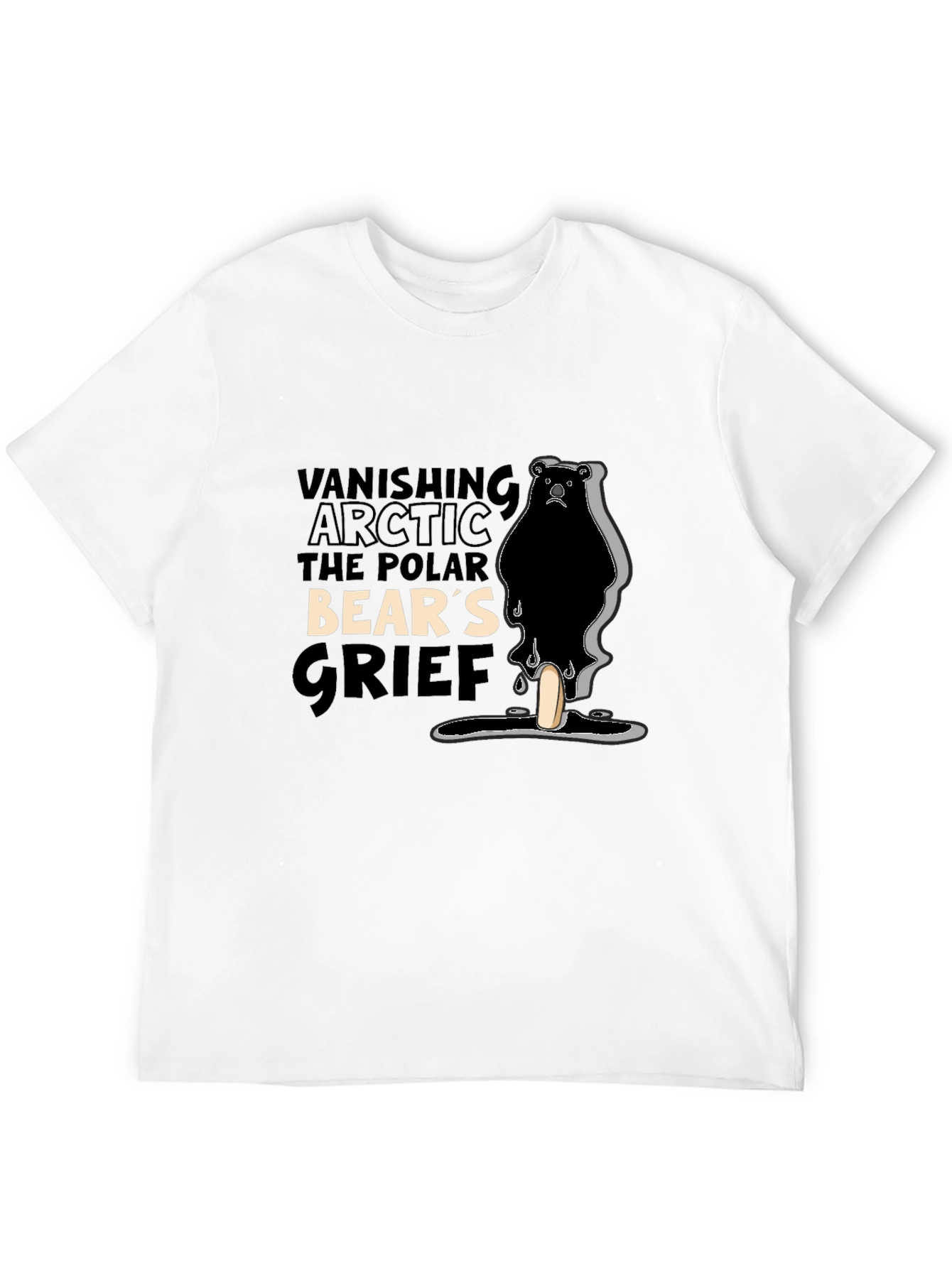 Vanishing Arctic Polar Bears Grief T-Shirt