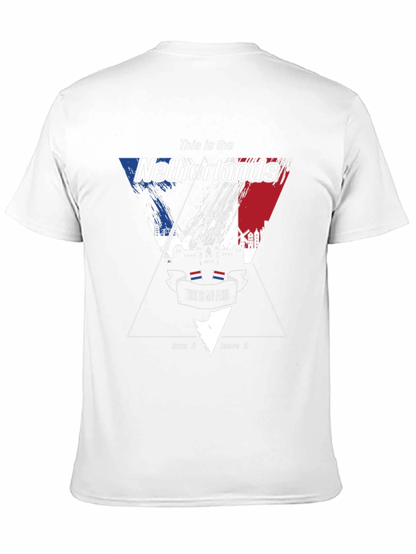 Netherlands Flag Graphic T-Shirt - Unique Design