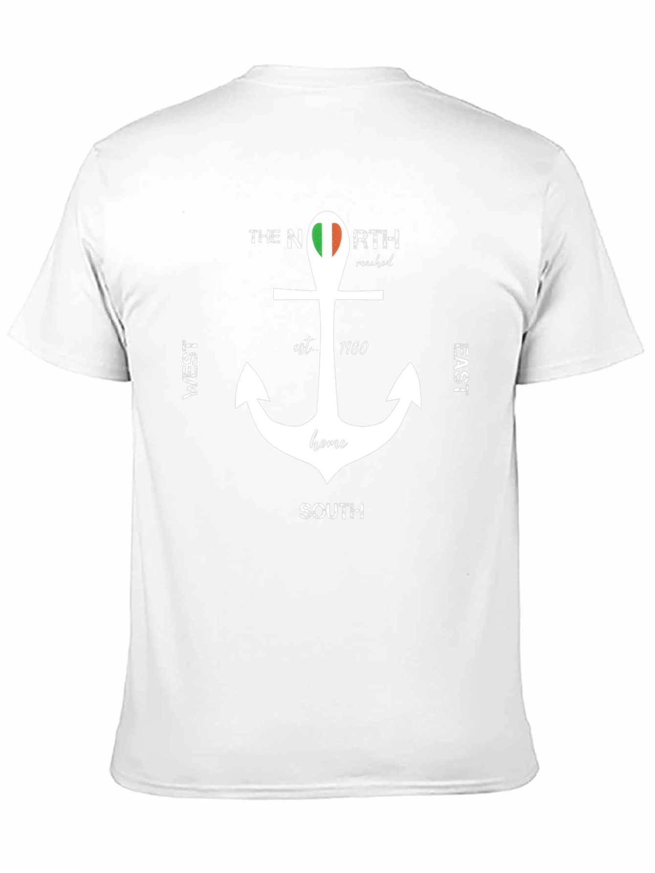 Nautical Anchor Home Graphic T-Shirt