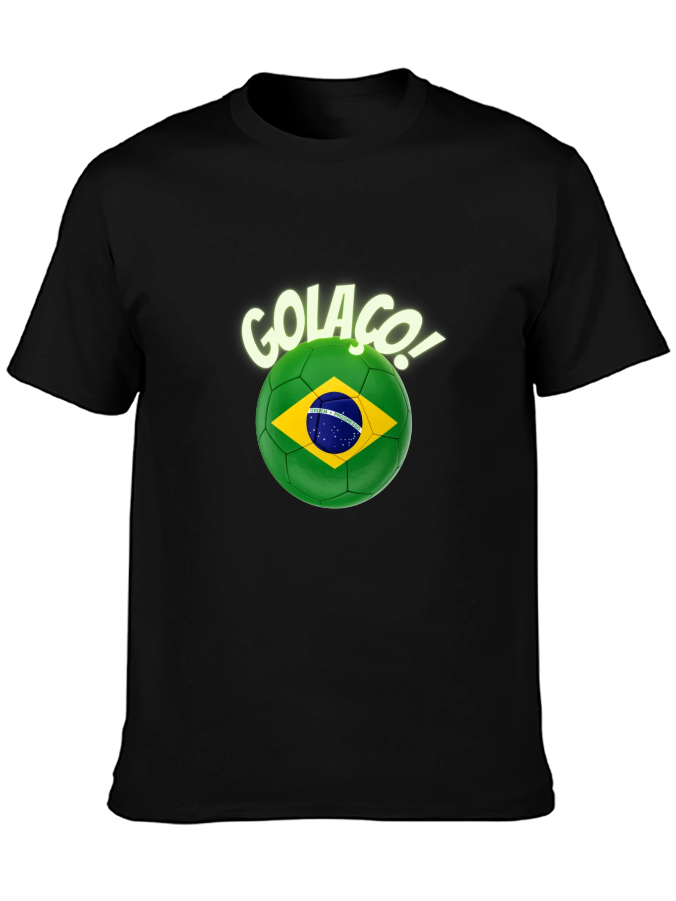 Golaco Brazil Soccer T-Shirt - Black