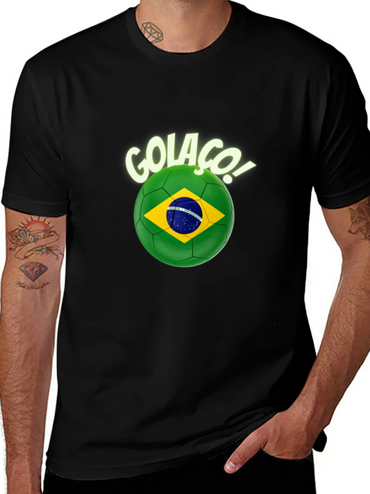 Golaco Brazil Soccer T-Shirt - Black