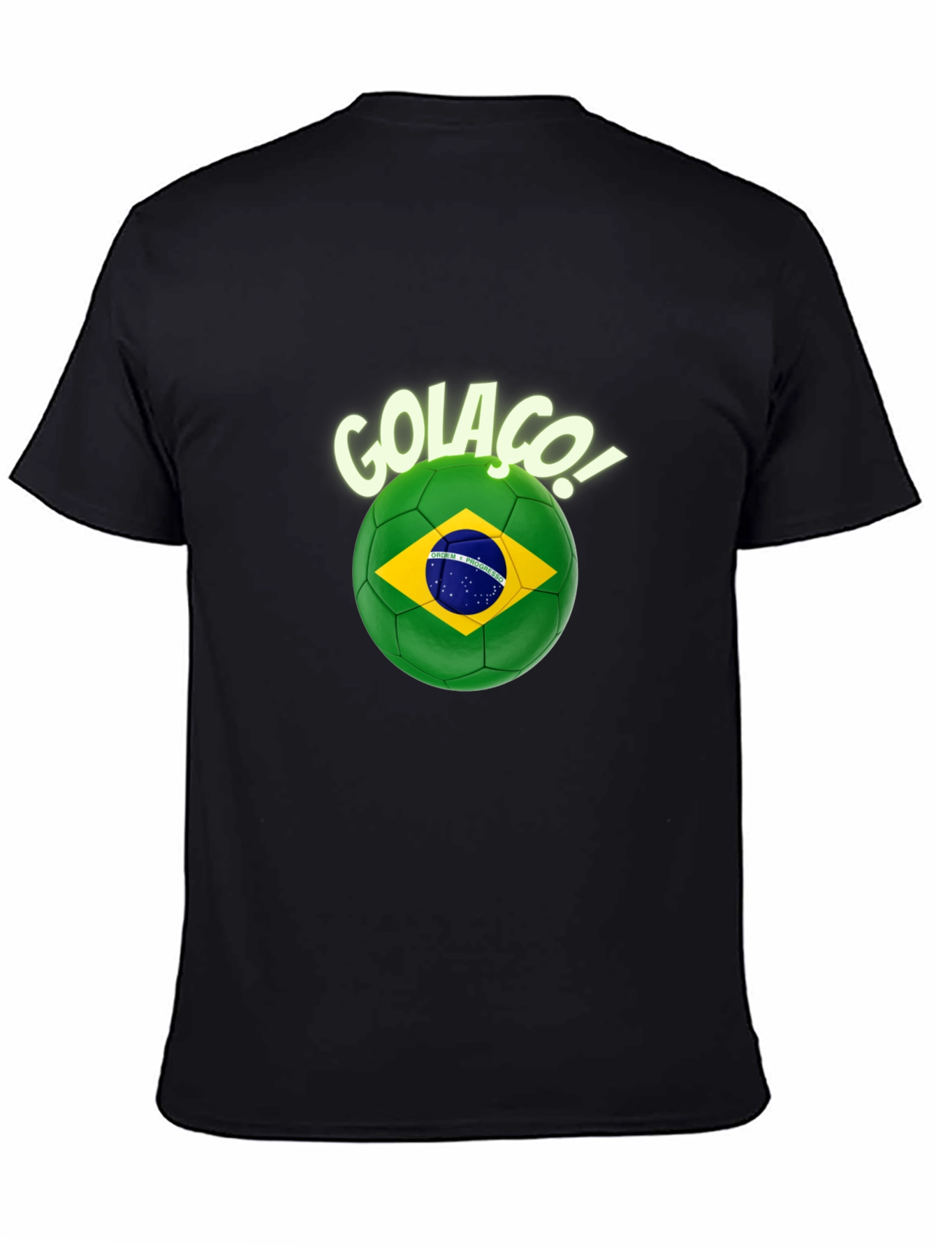 Golaco Brazil Soccer T-Shirt - Black