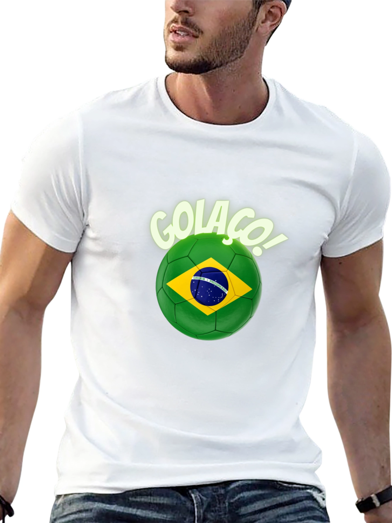 Golaco Brazil Soccer T-Shirt - Black