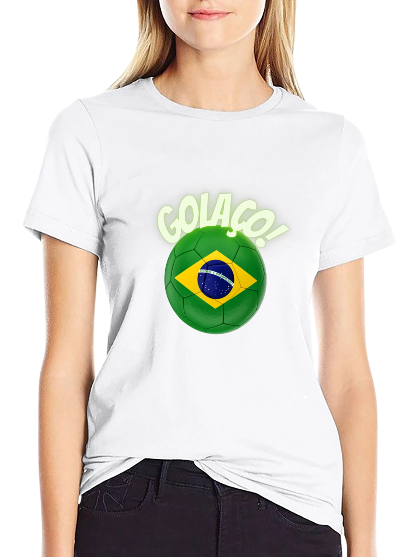 Golaco Brazil Soccer T-Shirt - Black