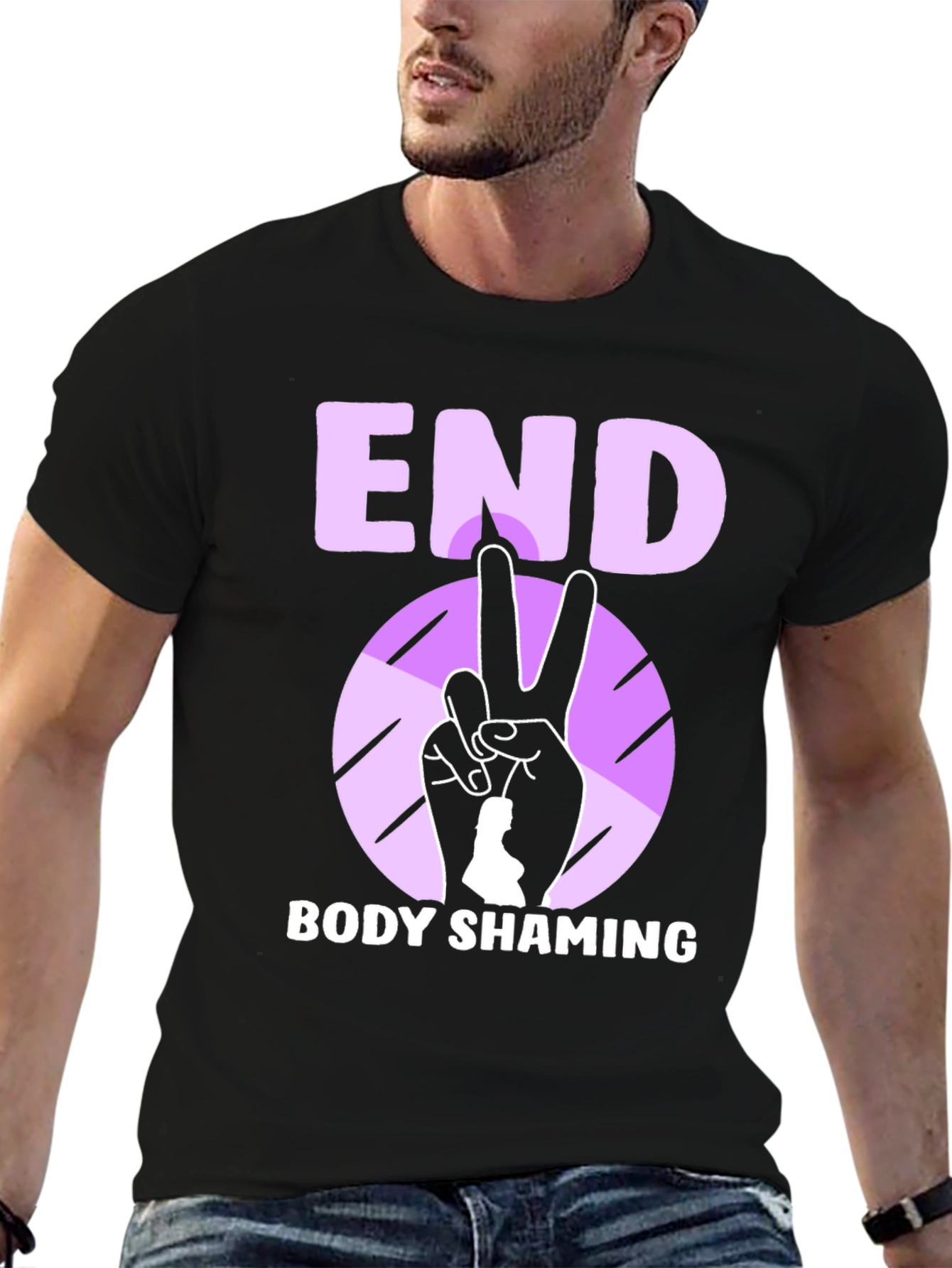 End Body Shaming Graphic T-Shirt