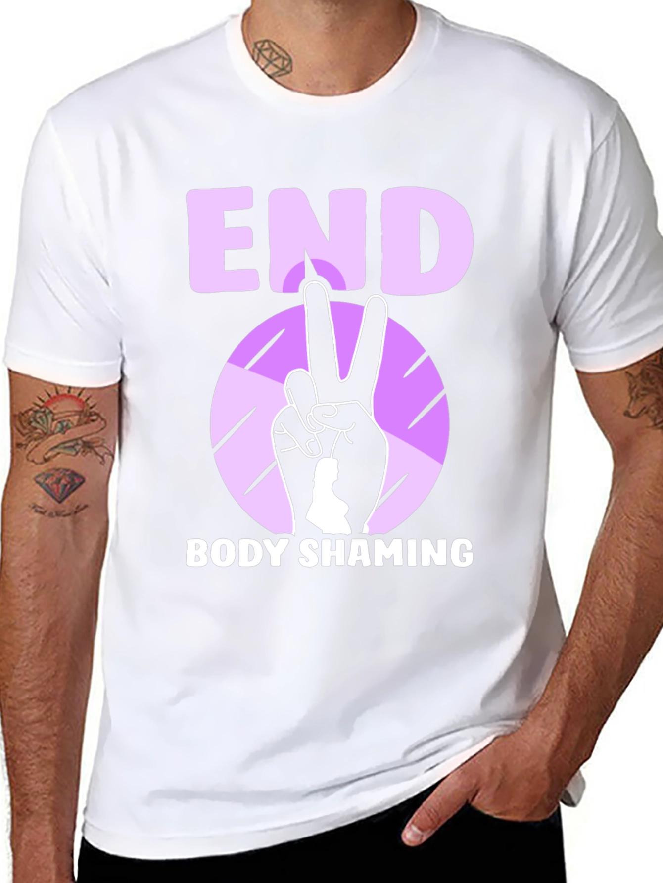 End Body Shaming Graphic T-Shirt