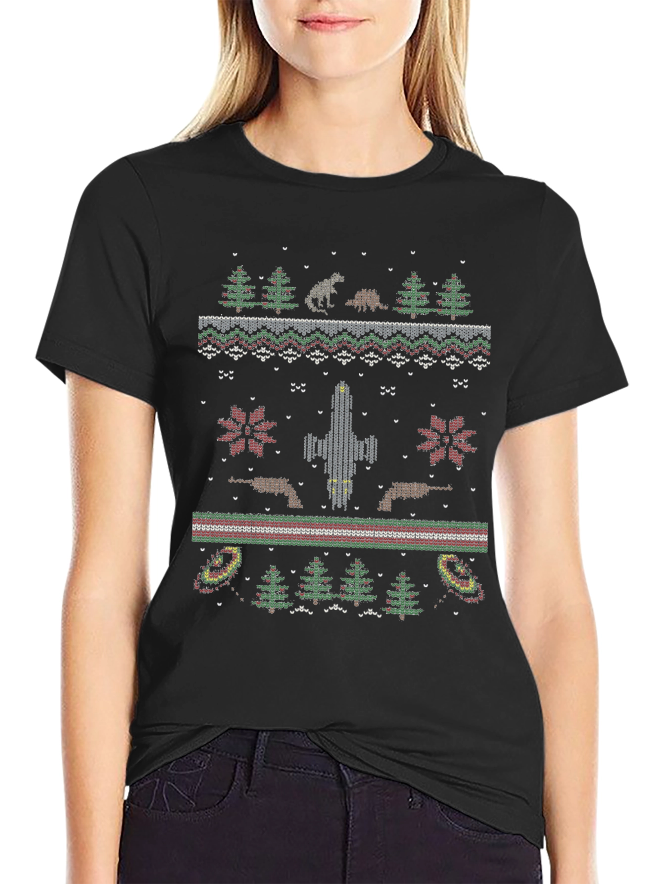 Dinosaur Christmas T-Shirt