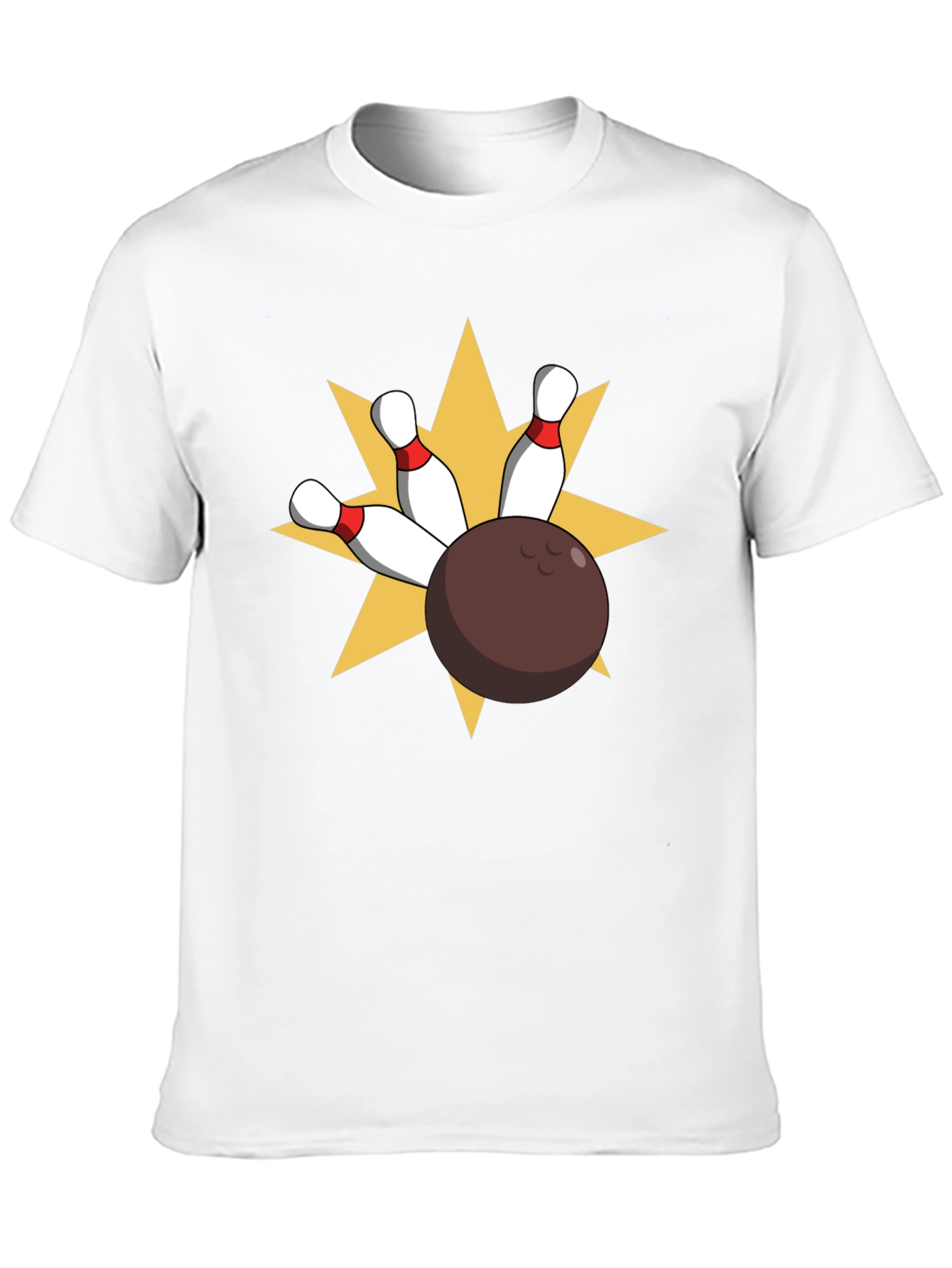 Bowling Strike Graphic Tee - Classic Fit