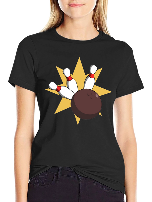 Bowling Strike Graphic Tee - Classic Fit