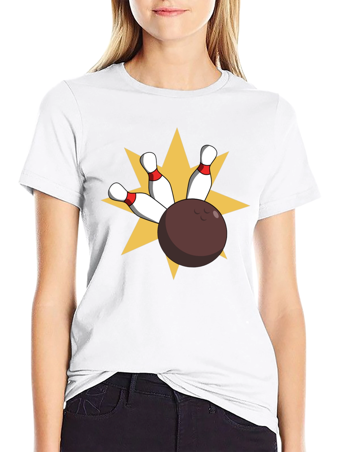 Bowling Strike Graphic Tee - Classic Fit