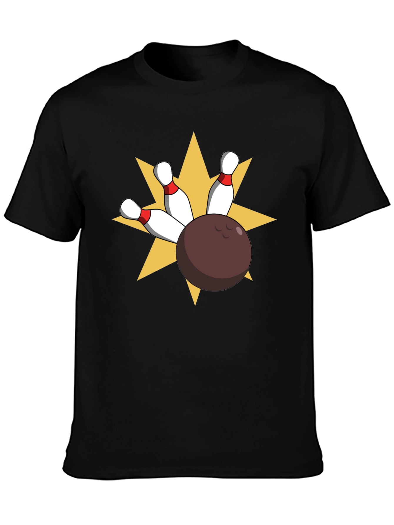 Bowling Strike Graphic Tee - Classic Fit