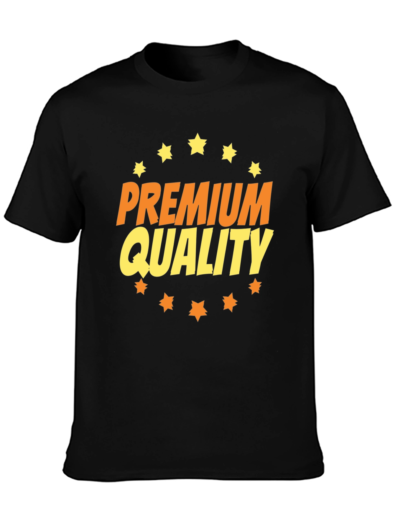 Premium Quality Graphic T-Shirt - Black