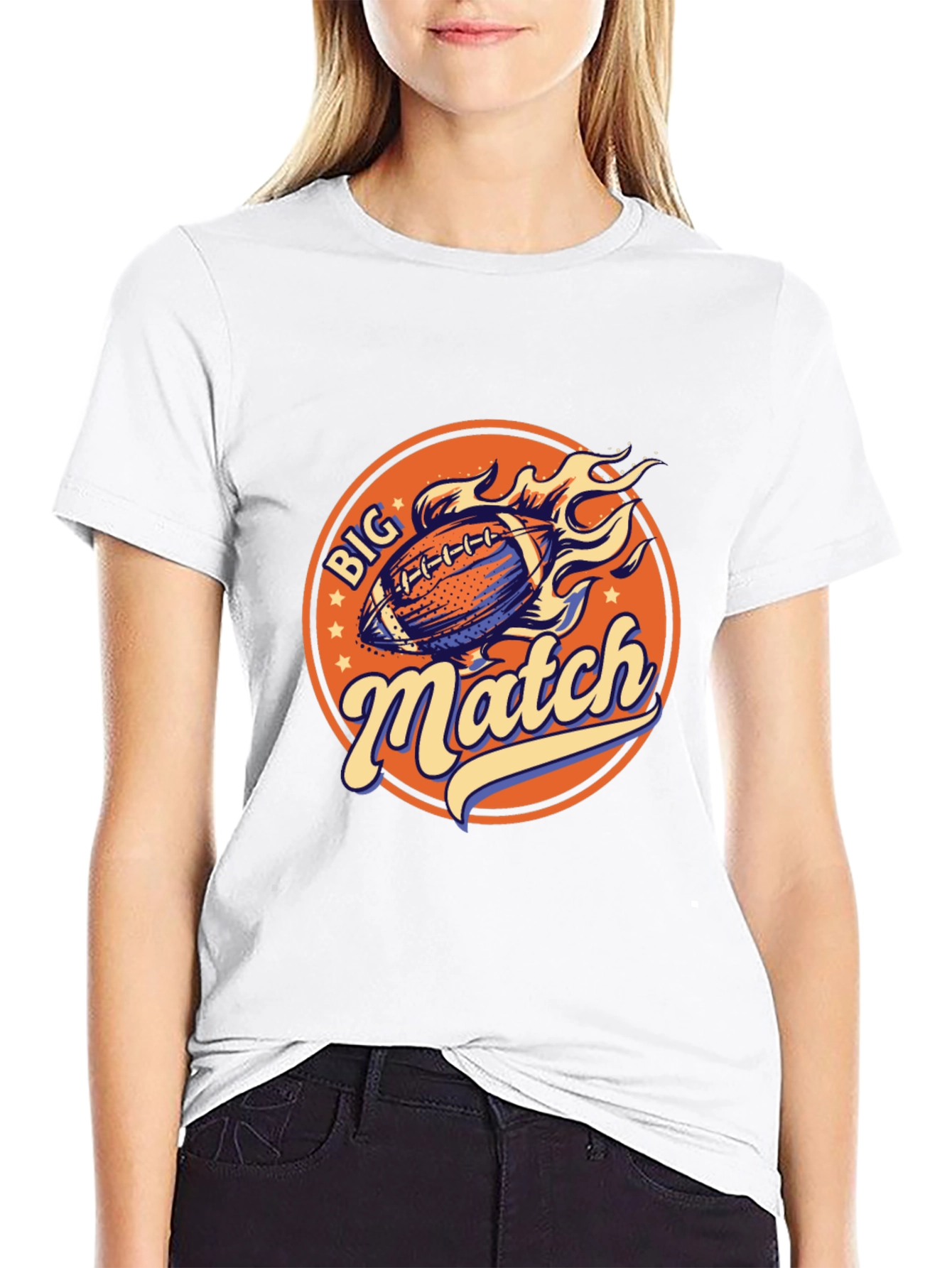 Big Match Football Graphic Tee