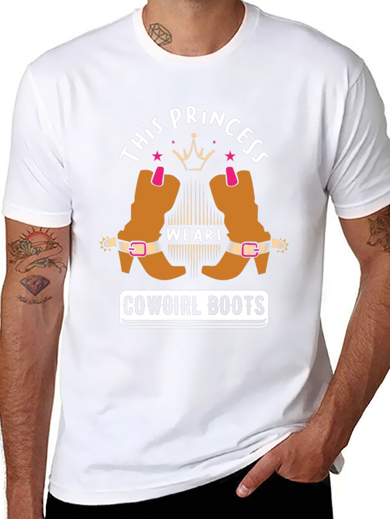 This Princess Wears Cowgirl Boots T-Shirt
