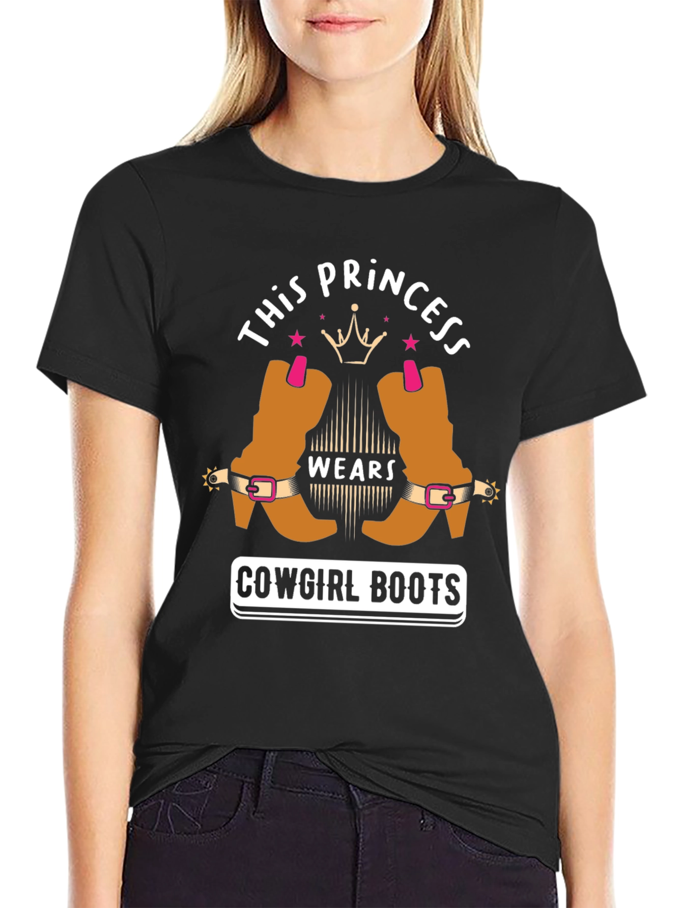 This Princess Wears Cowgirl Boots T-Shirt