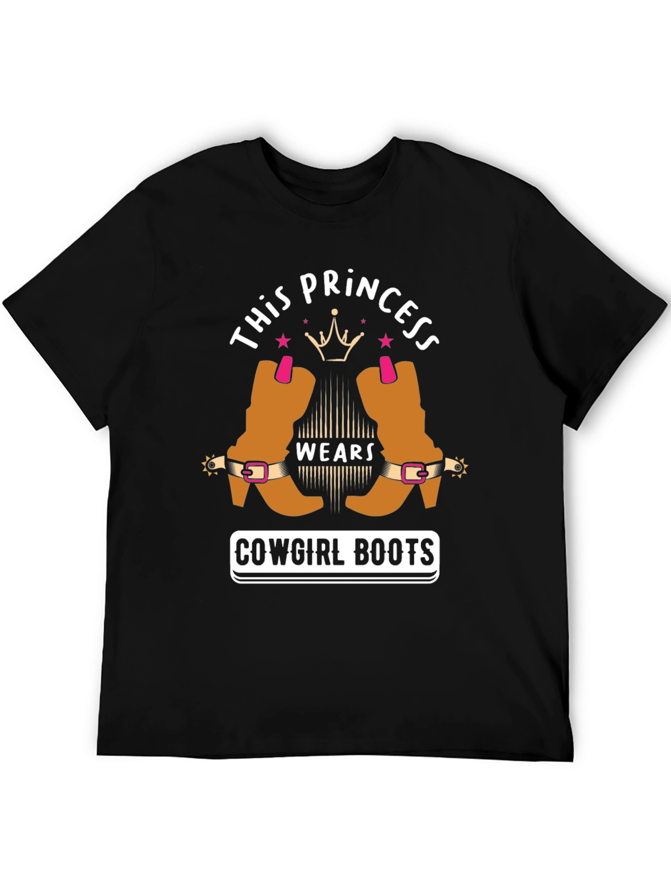 This Princess Wears Cowgirl Boots T-Shirt