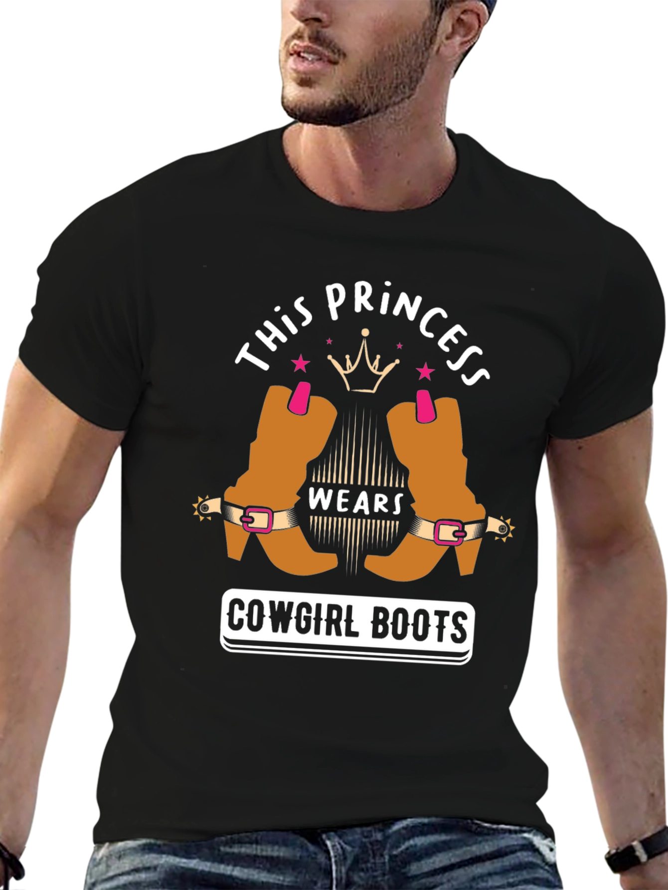 This Princess Wears Cowgirl Boots T-Shirt