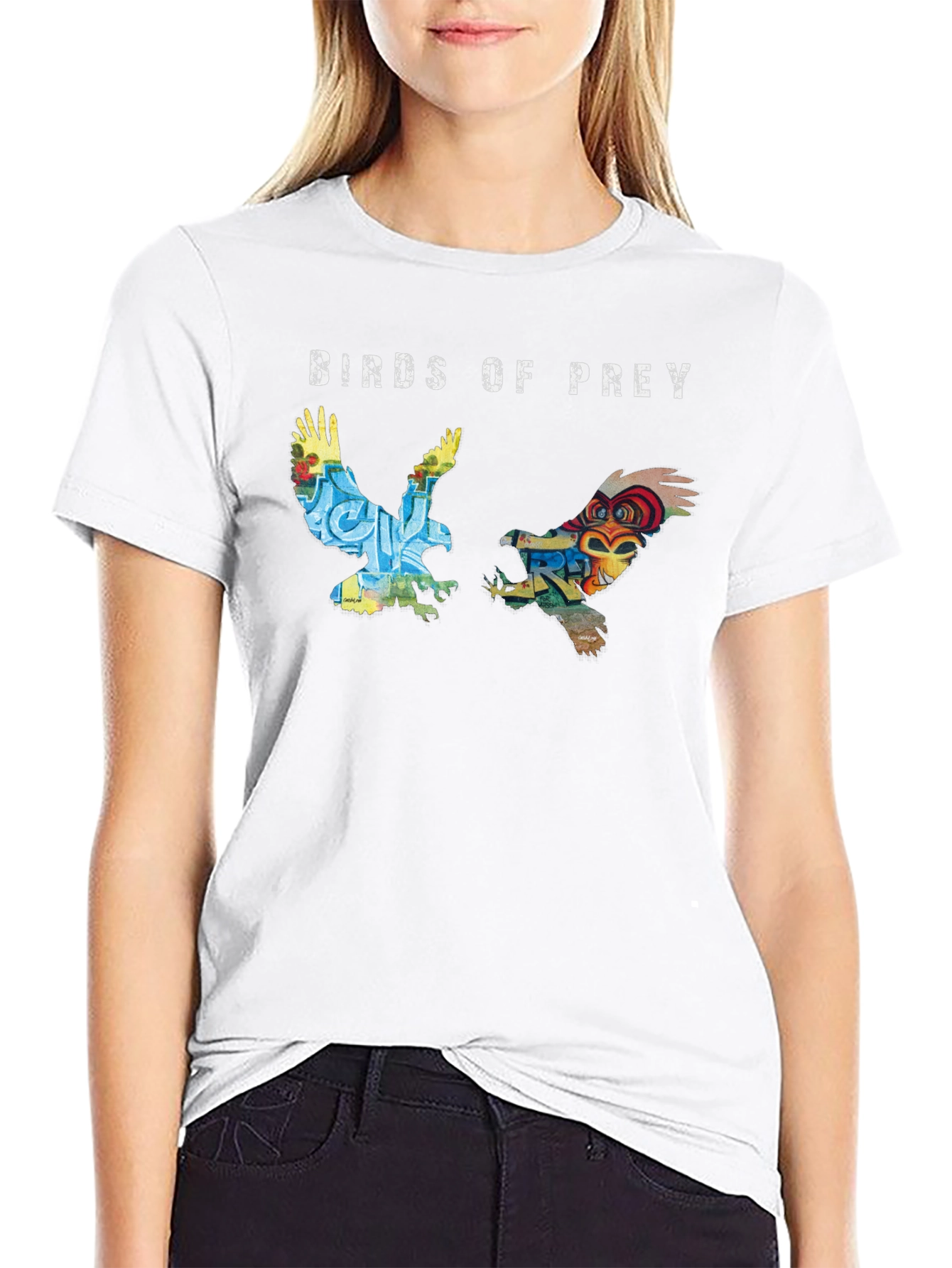 Birds of Prey Graphic Tee - Unique Design