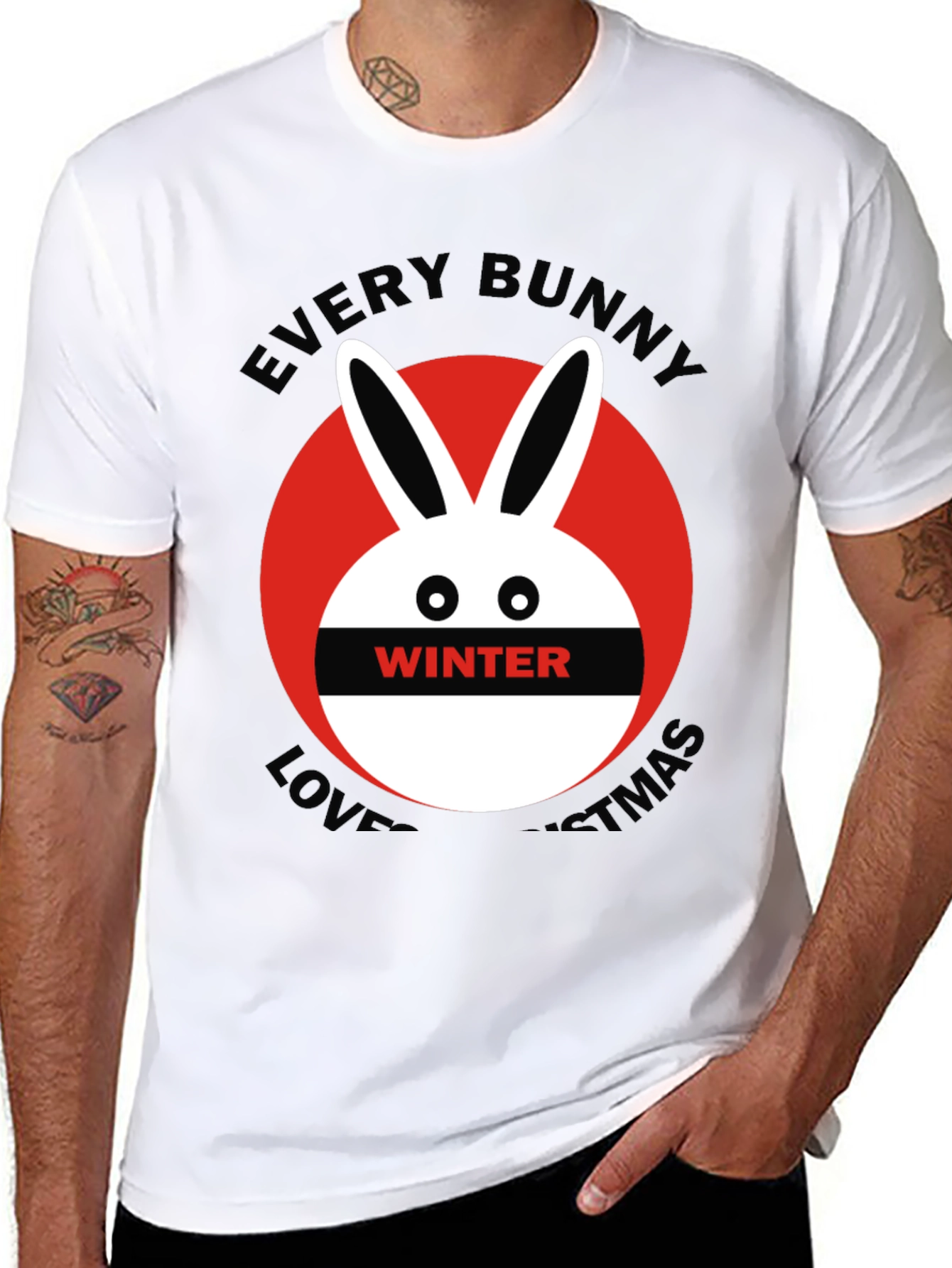 Every Bunny Loves Winter Christmas T-Shirt