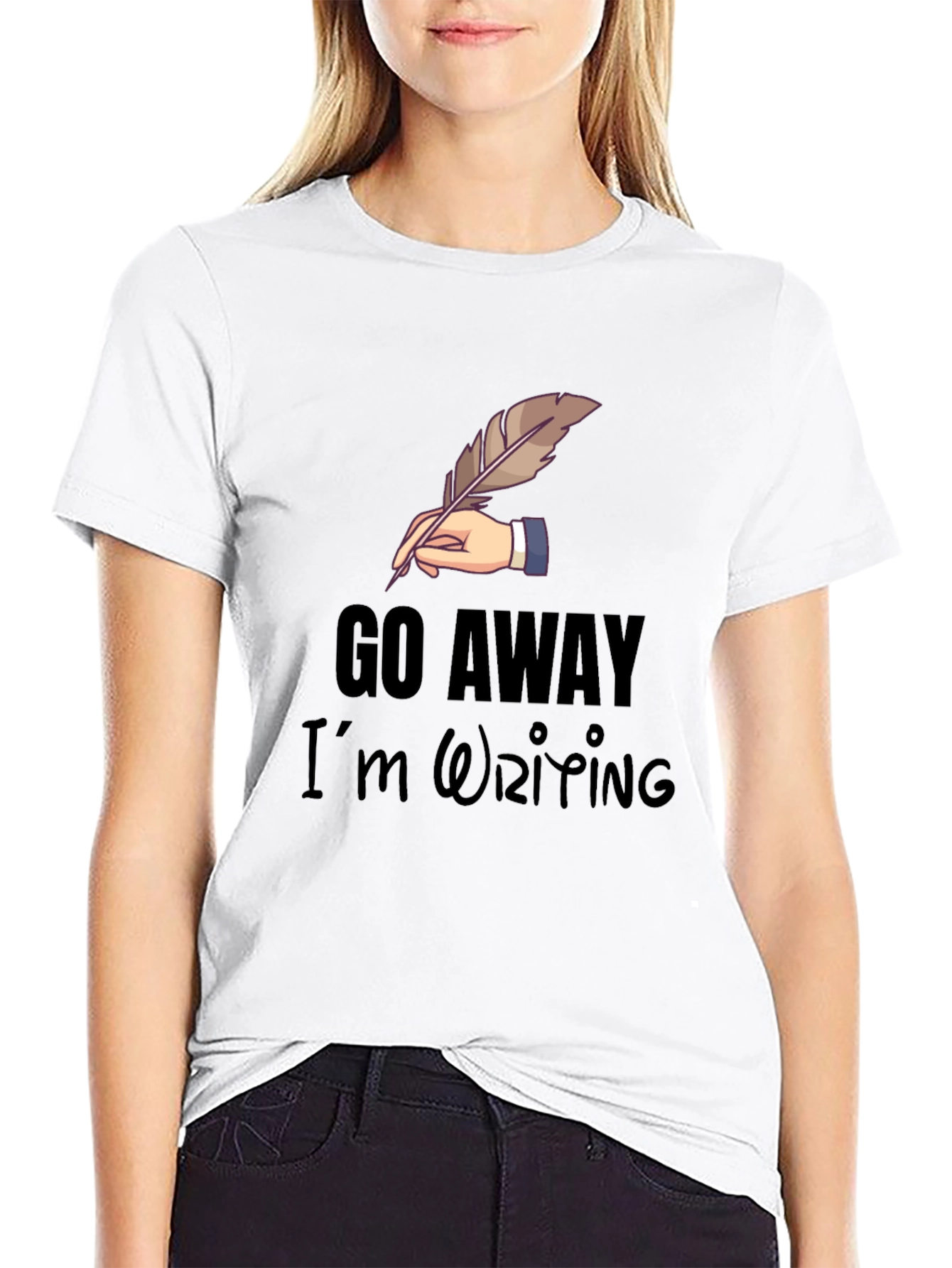 Go Away Im Writing T-Shirt