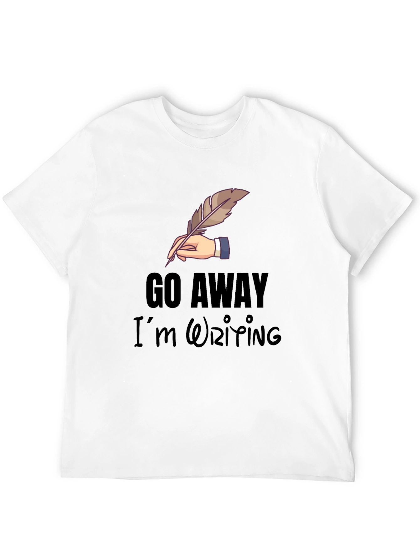 Go Away Im Writing T-Shirt