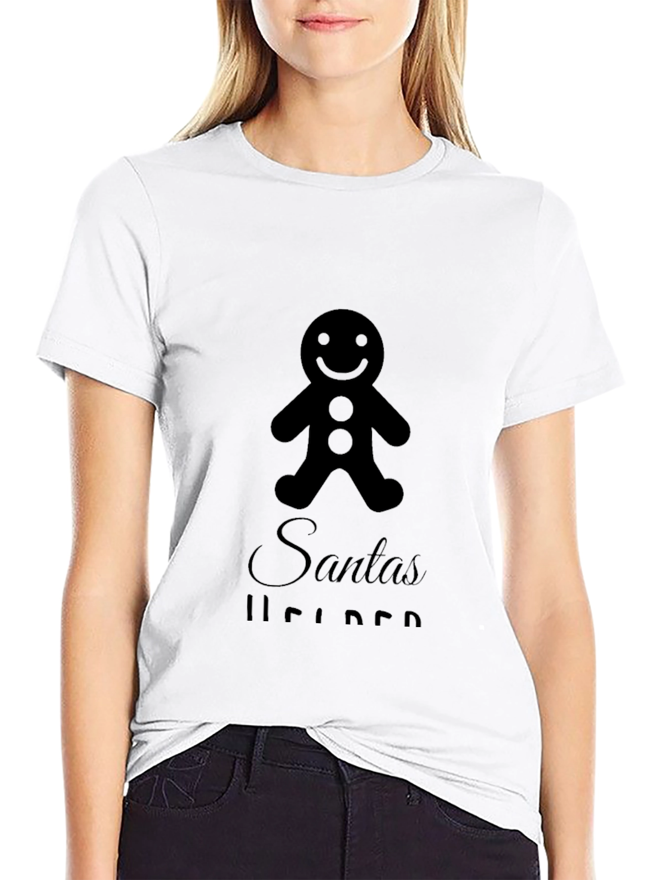 Santas Helper Gingerbread Tee