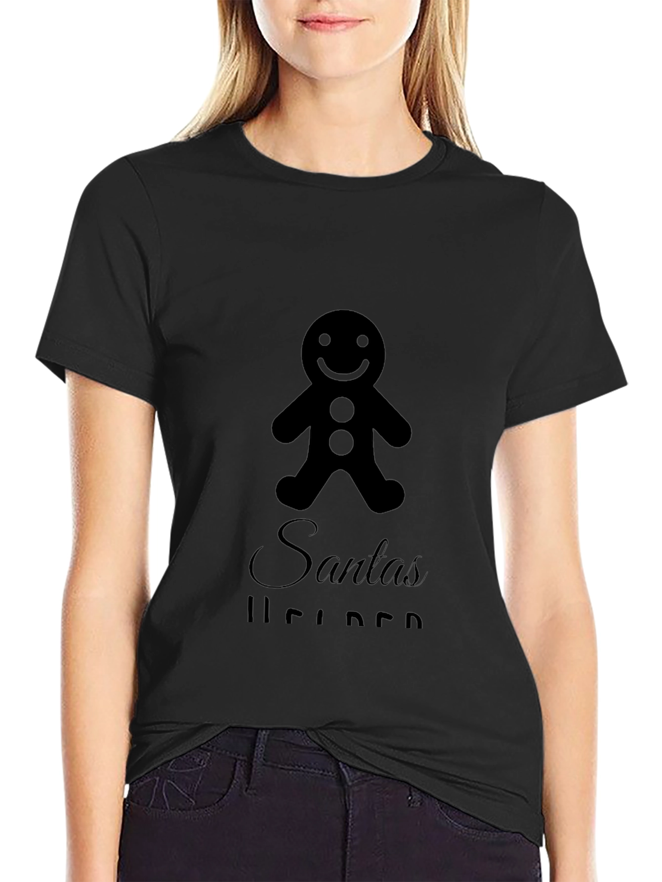 Santas Helper Gingerbread Tee