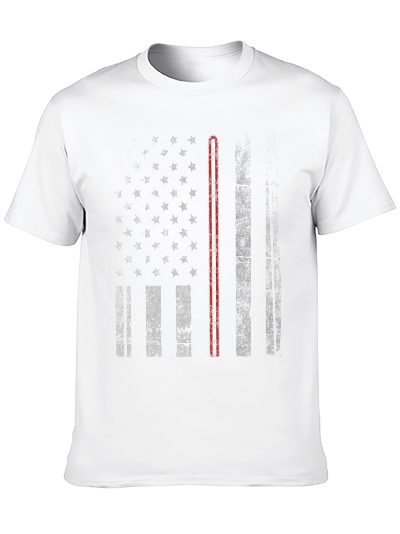 Thin Red Line American Flag T-Shirt