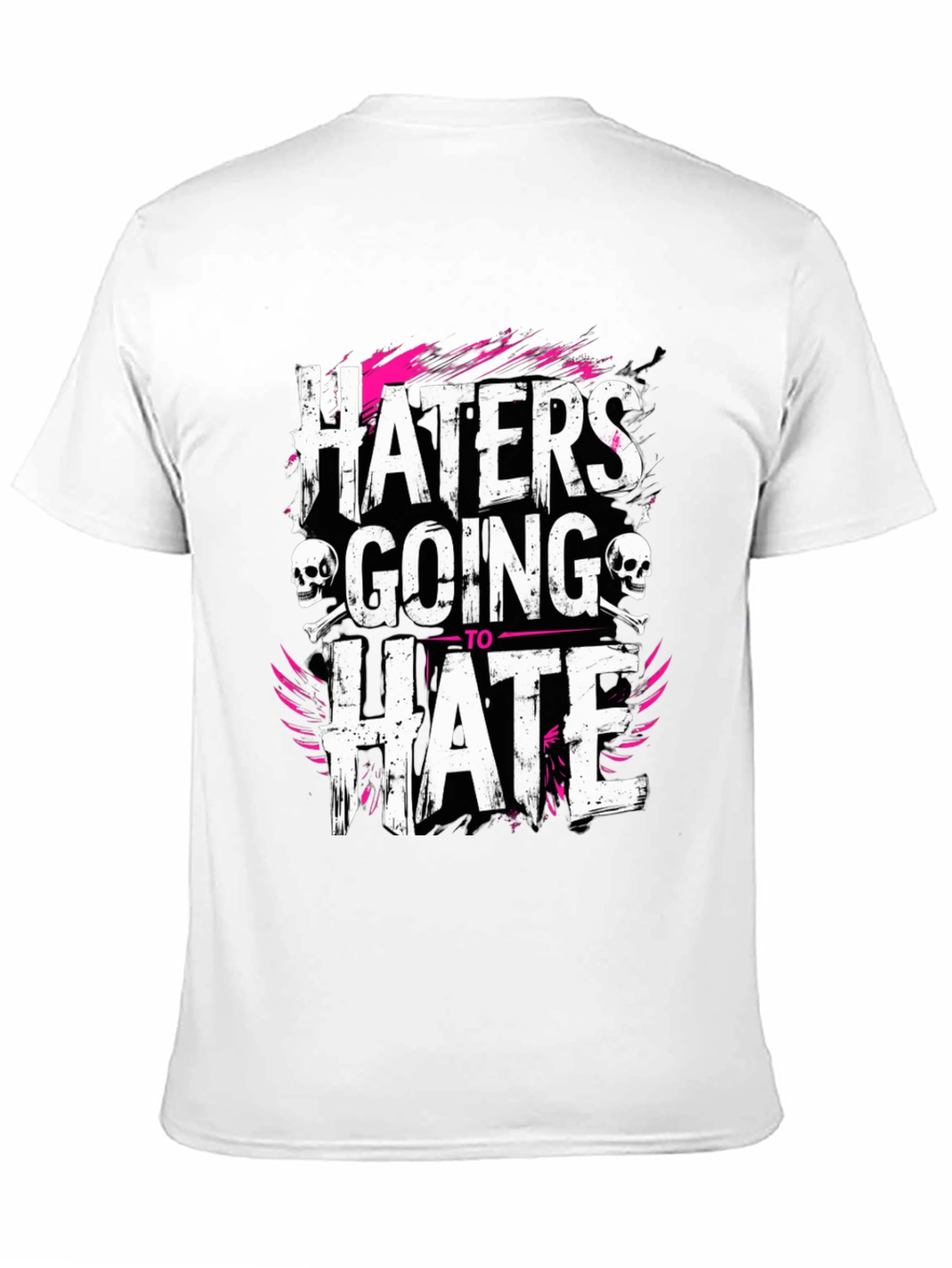 Haters Going to Hate Black Graphic T-Shirt