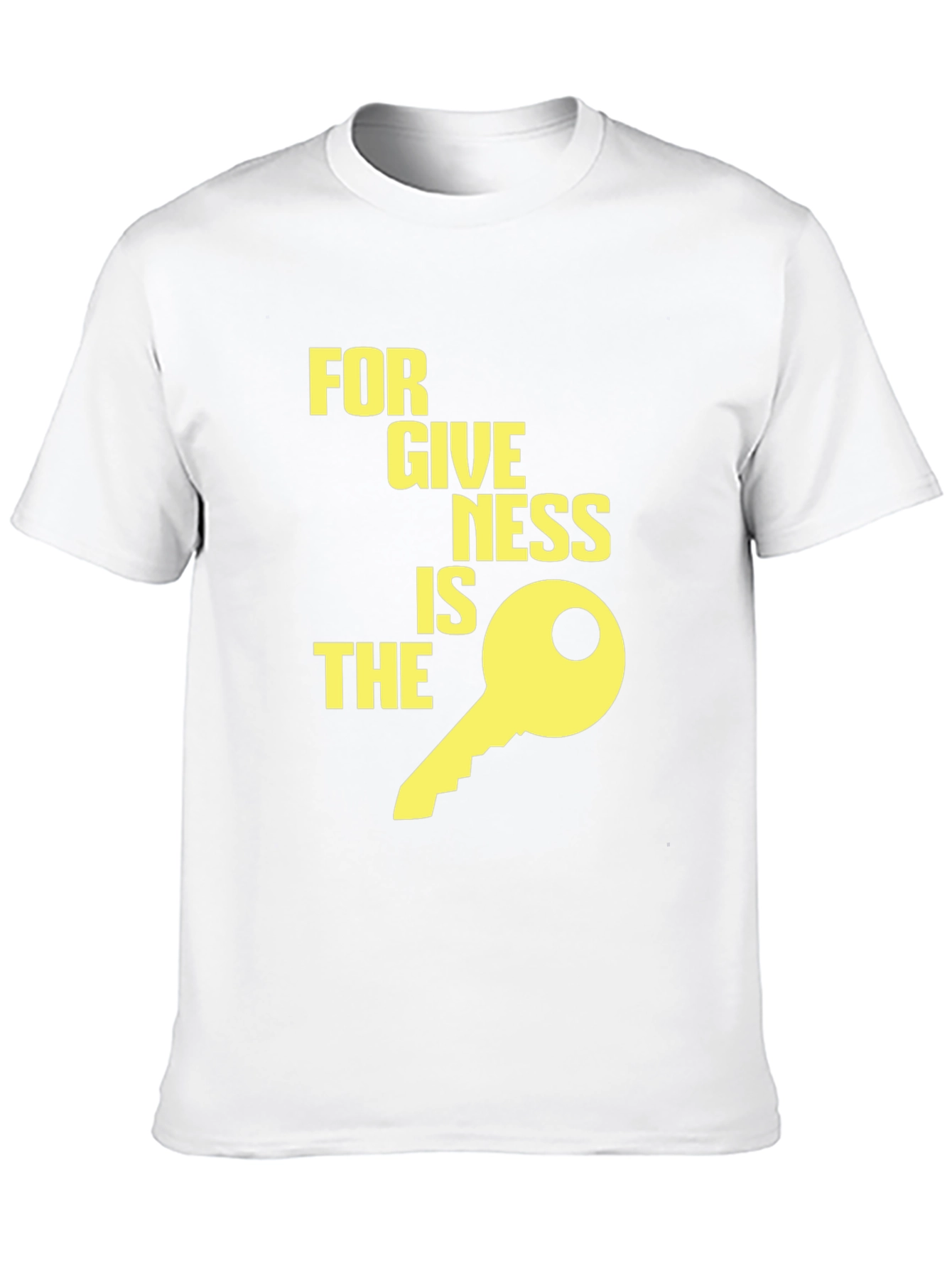Forgiveness is the Key Graphic Tee - Black