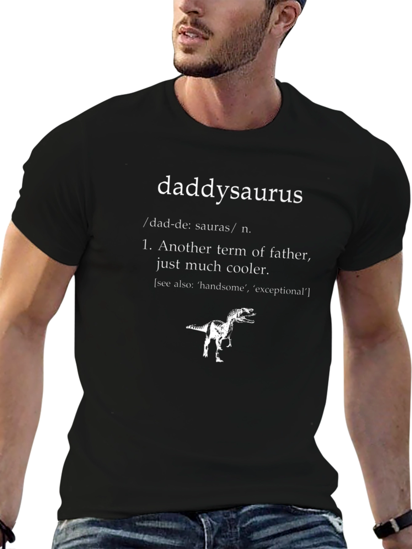 Daddysaurus T-Shirt - Cool Father Definition Tee