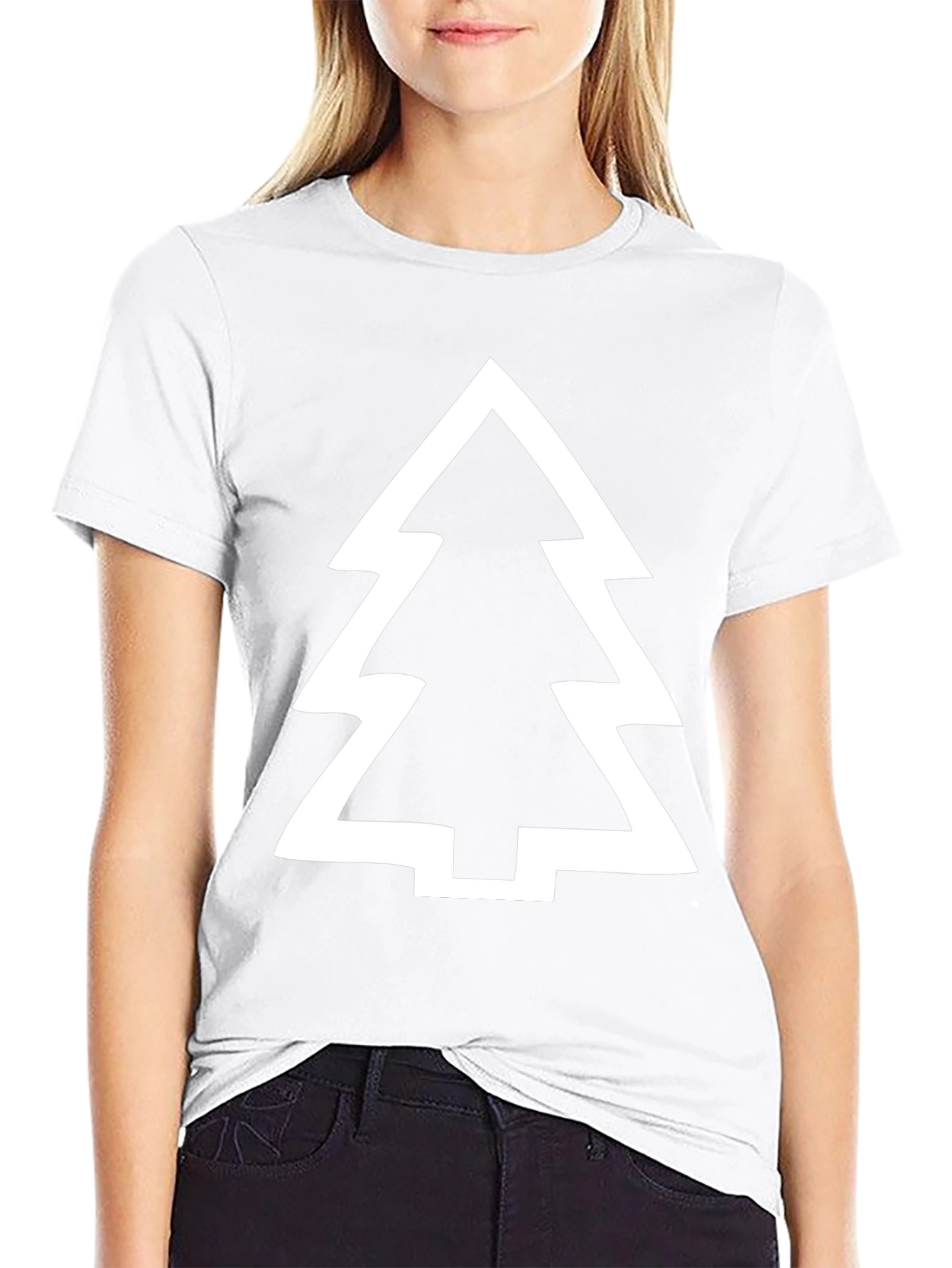 Modern Tree Graphic T-Shirt