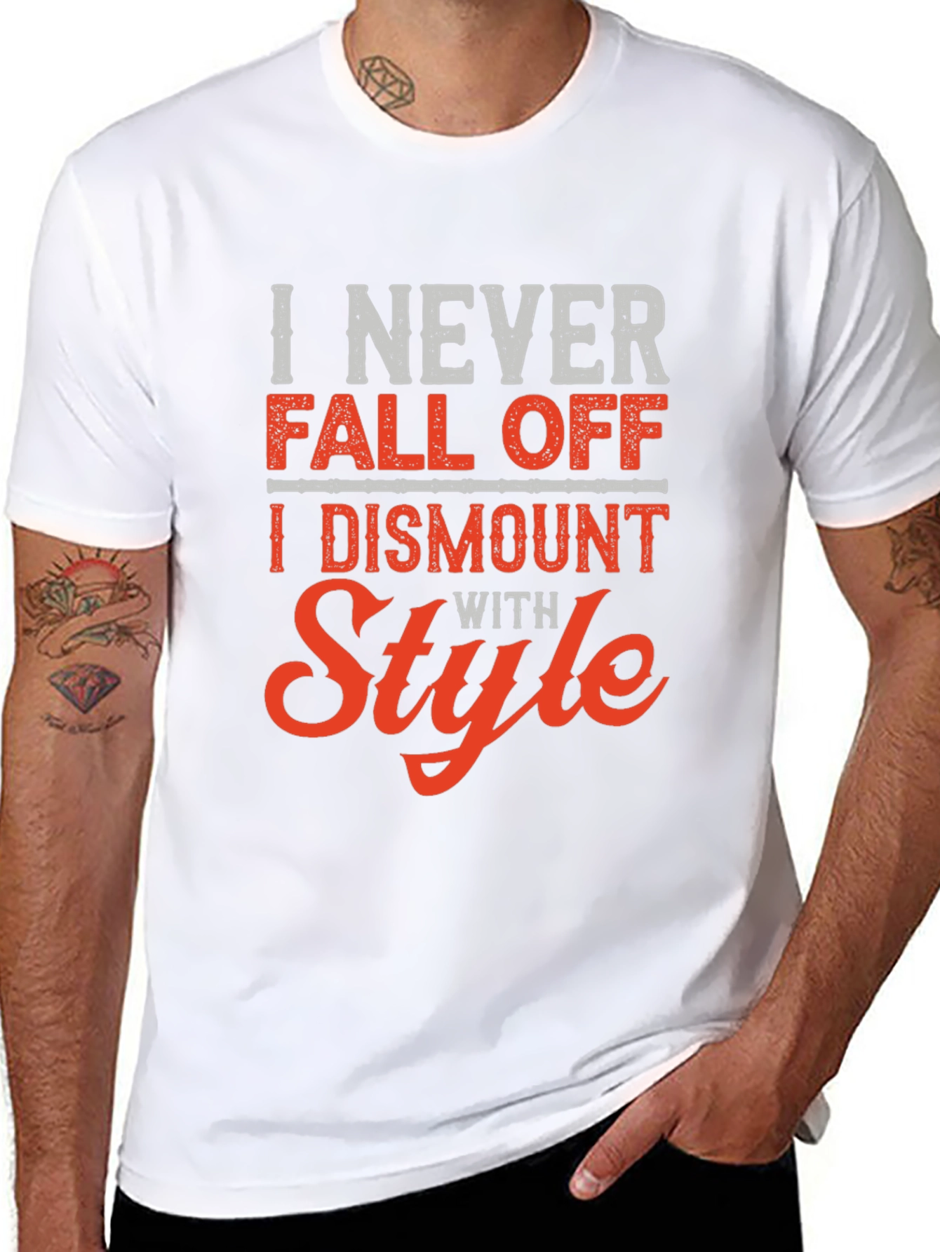 Stylish Dismount T-Shirt: Never Fall Off with Style!