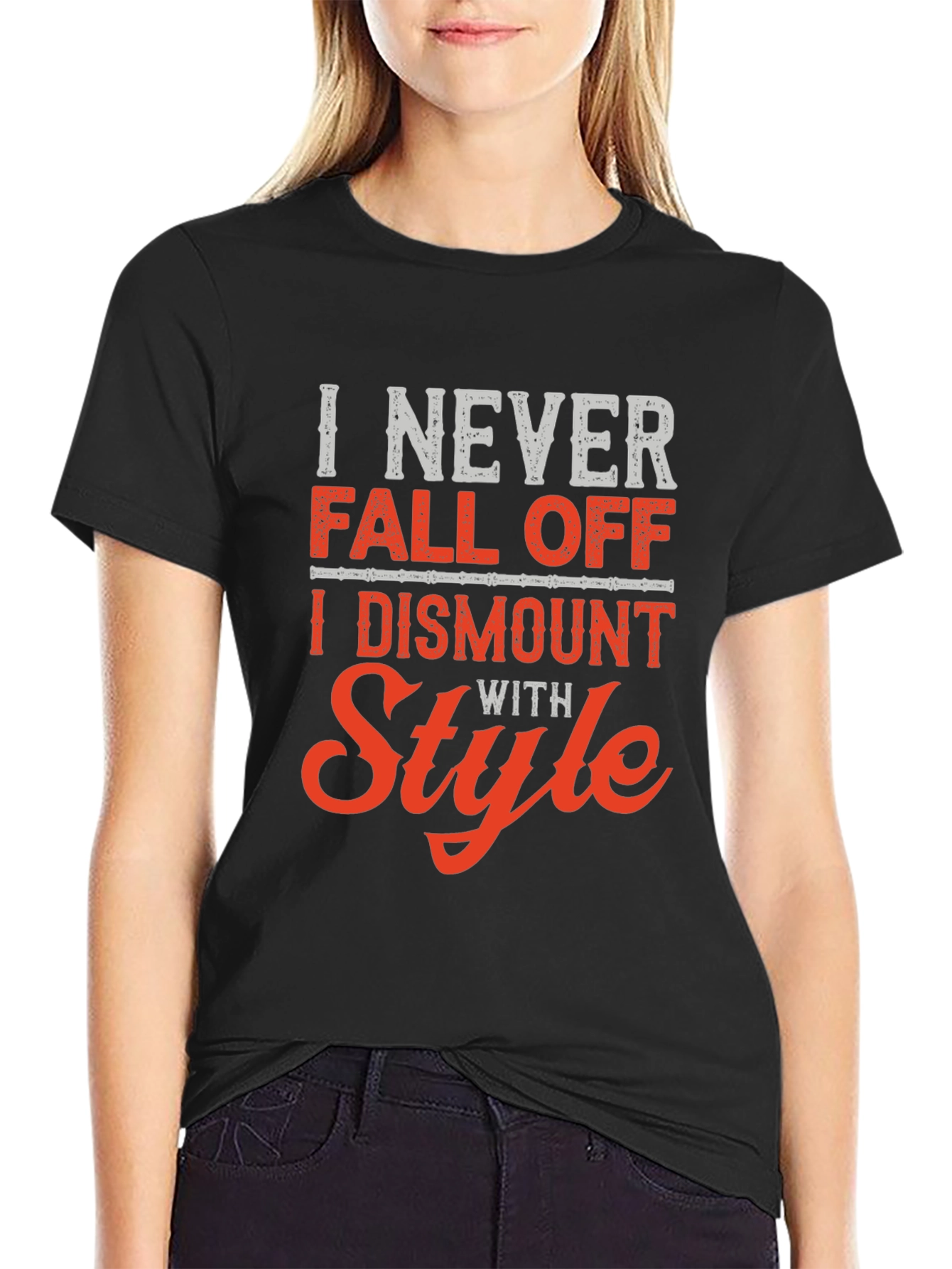 Stylish Dismount T-Shirt: Never Fall Off with Style!