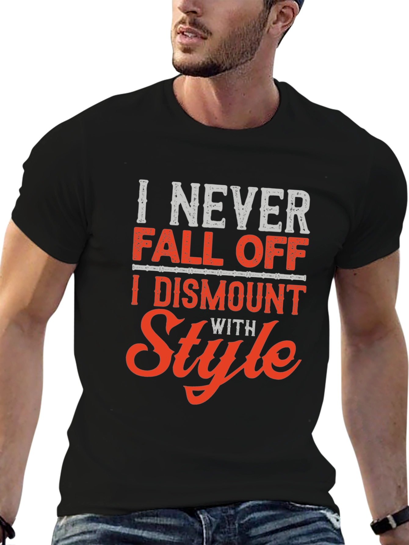 Stylish Dismount T-Shirt: Never Fall Off with Style!