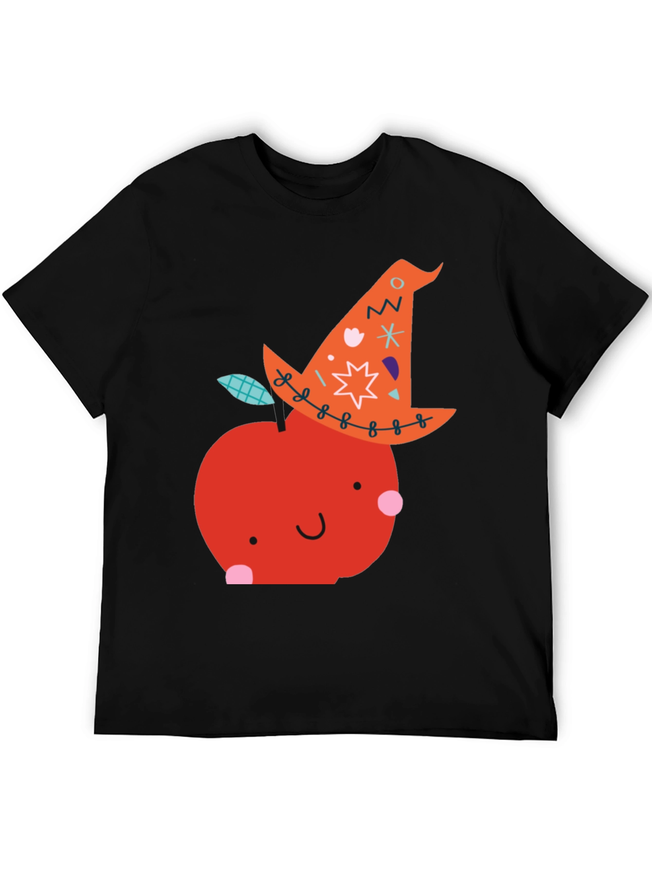 Whimsical Witch Apple Graphic Tee
