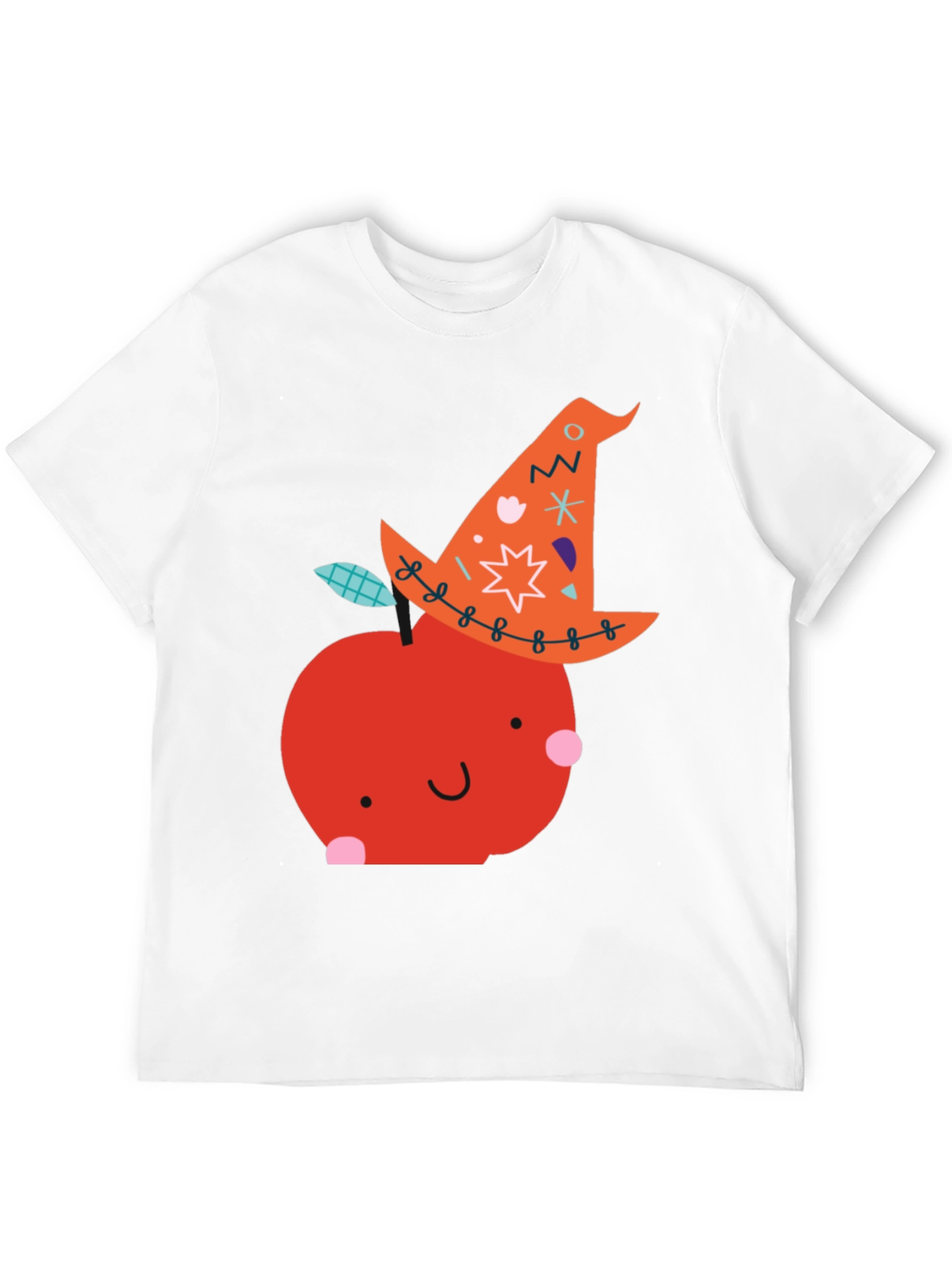 Whimsical Witch Apple Graphic Tee