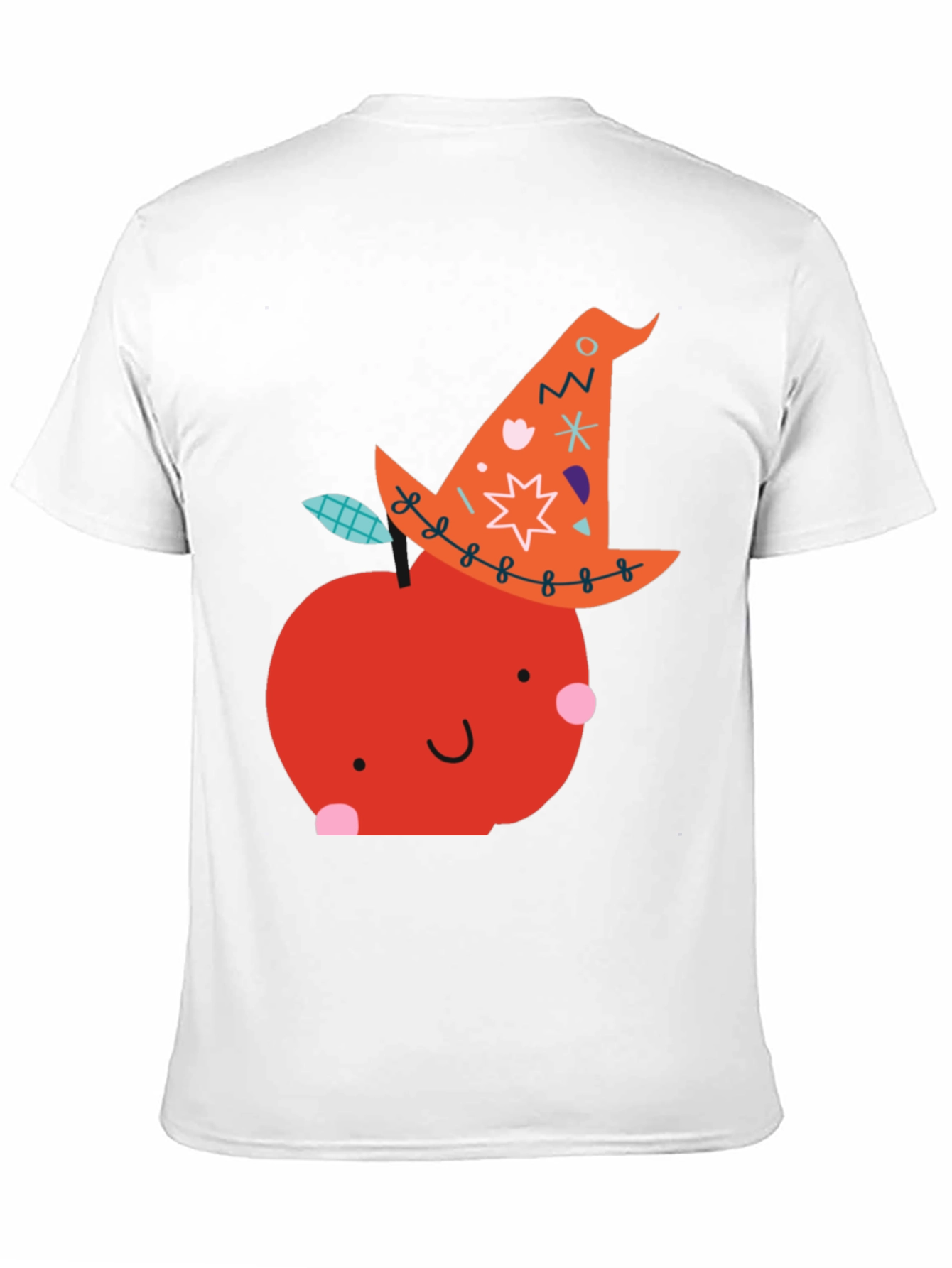 Whimsical Witch Apple Graphic Tee
