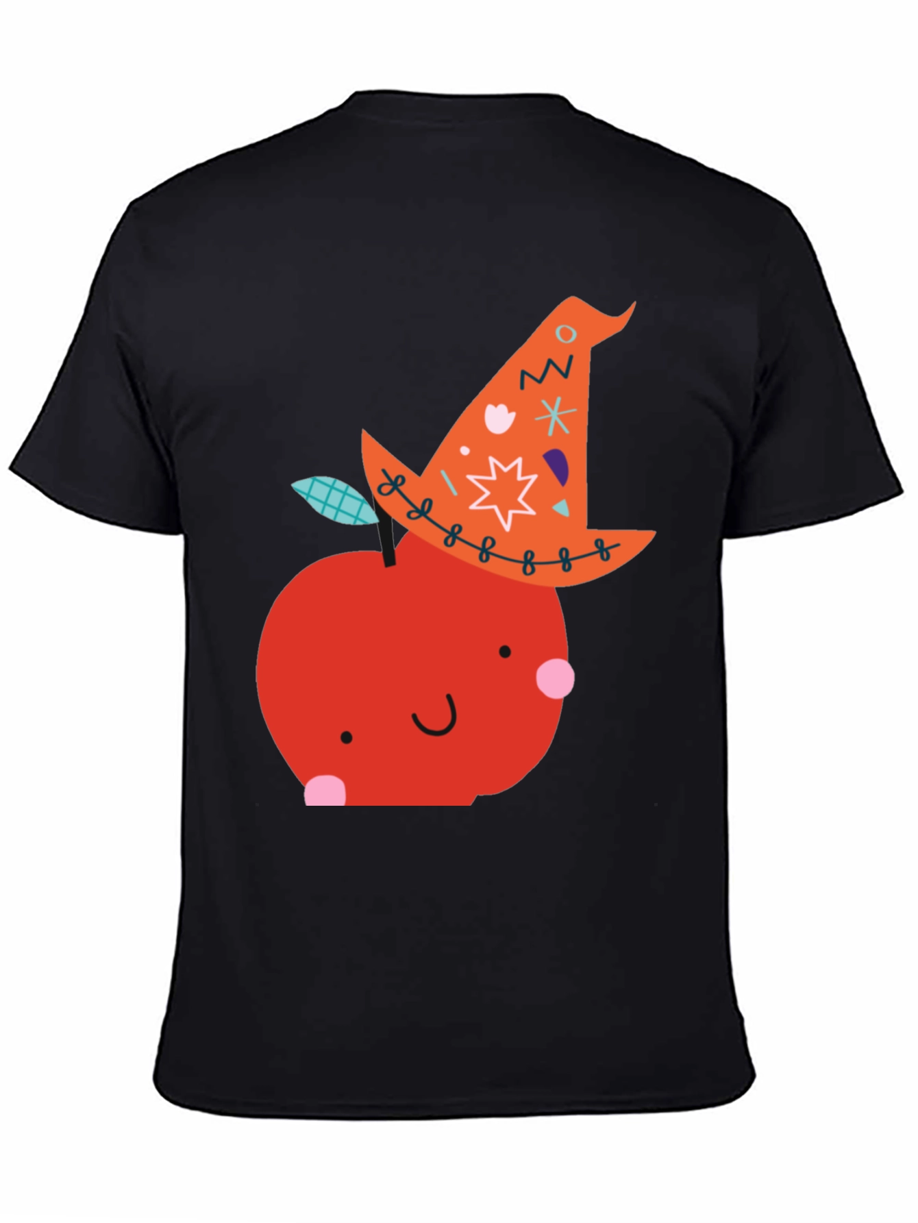 Whimsical Witch Apple Graphic Tee