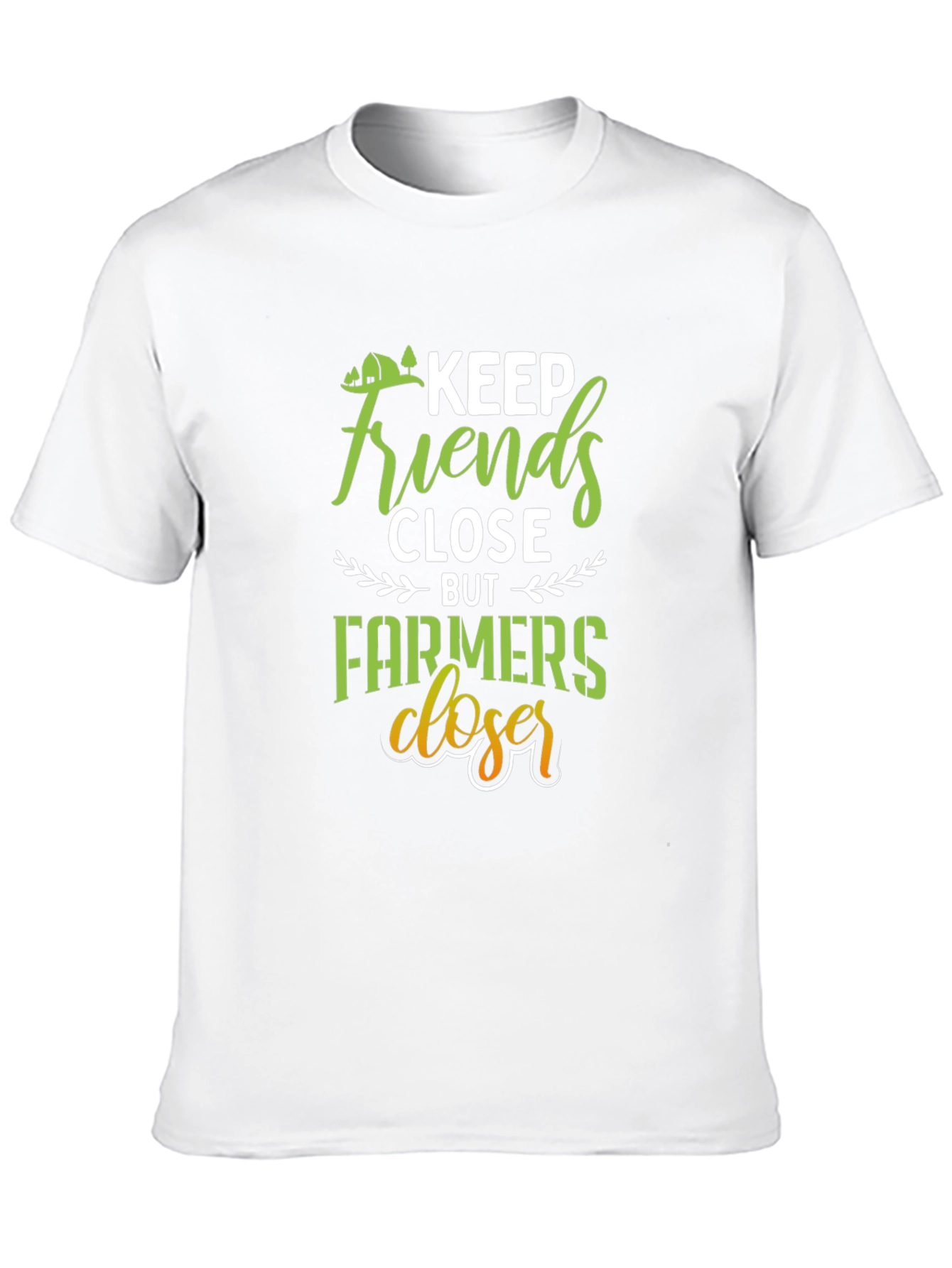 Keep Farmers Closer Black T-Shirt