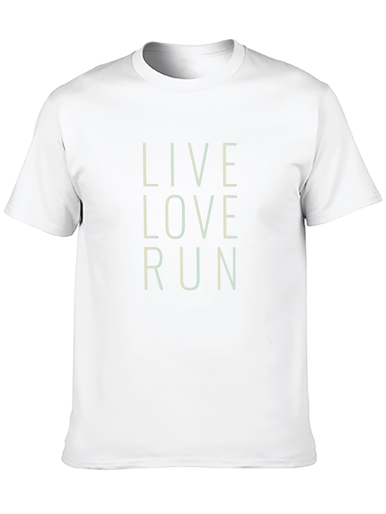 Live Love Run Graphic Tee - Black
