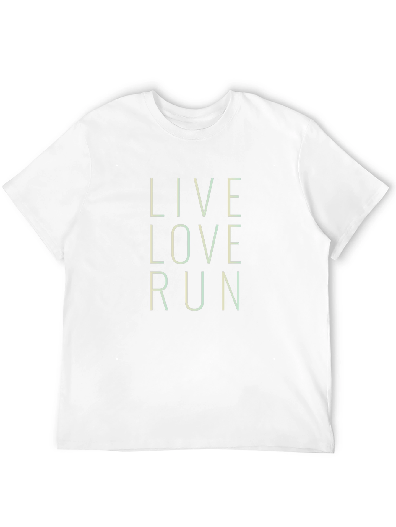 Live Love Run Graphic Tee - Black