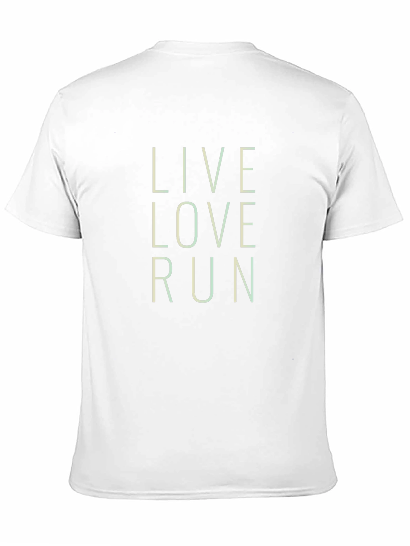 Live Love Run Graphic Tee - Black