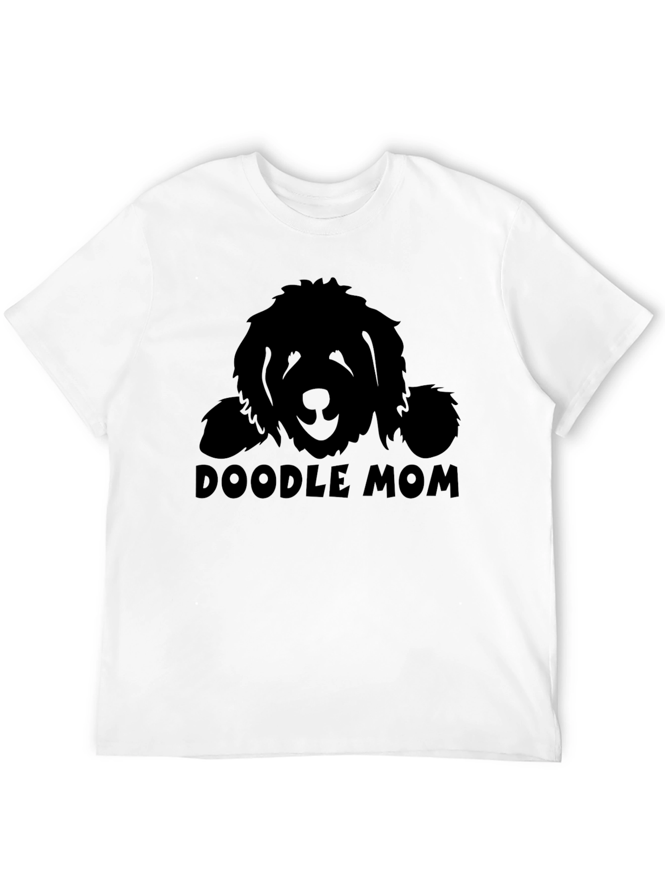 Doodle Mom Black T-Shirt