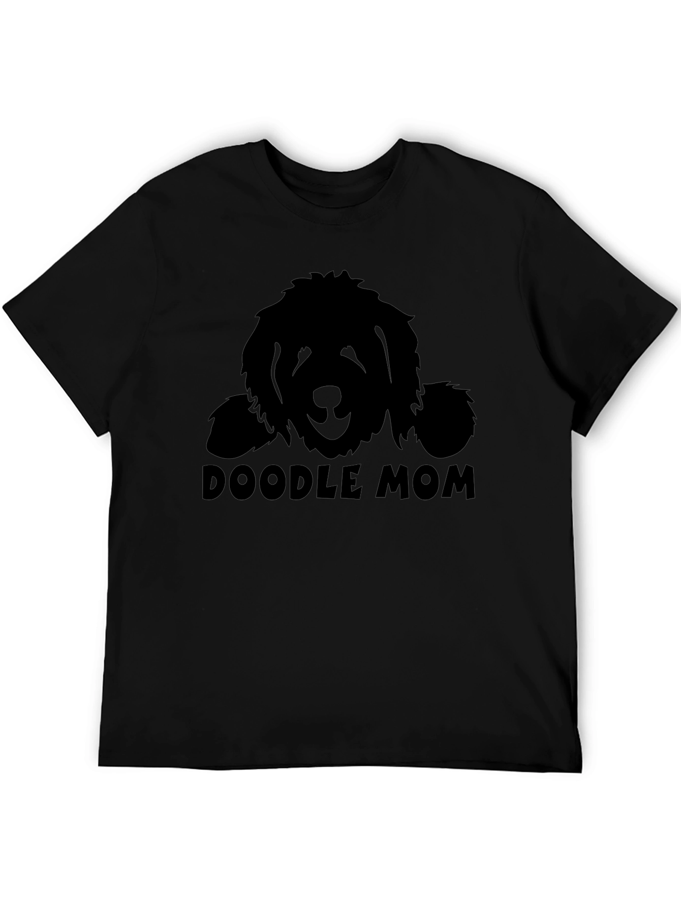 Doodle Mom Black T-Shirt
