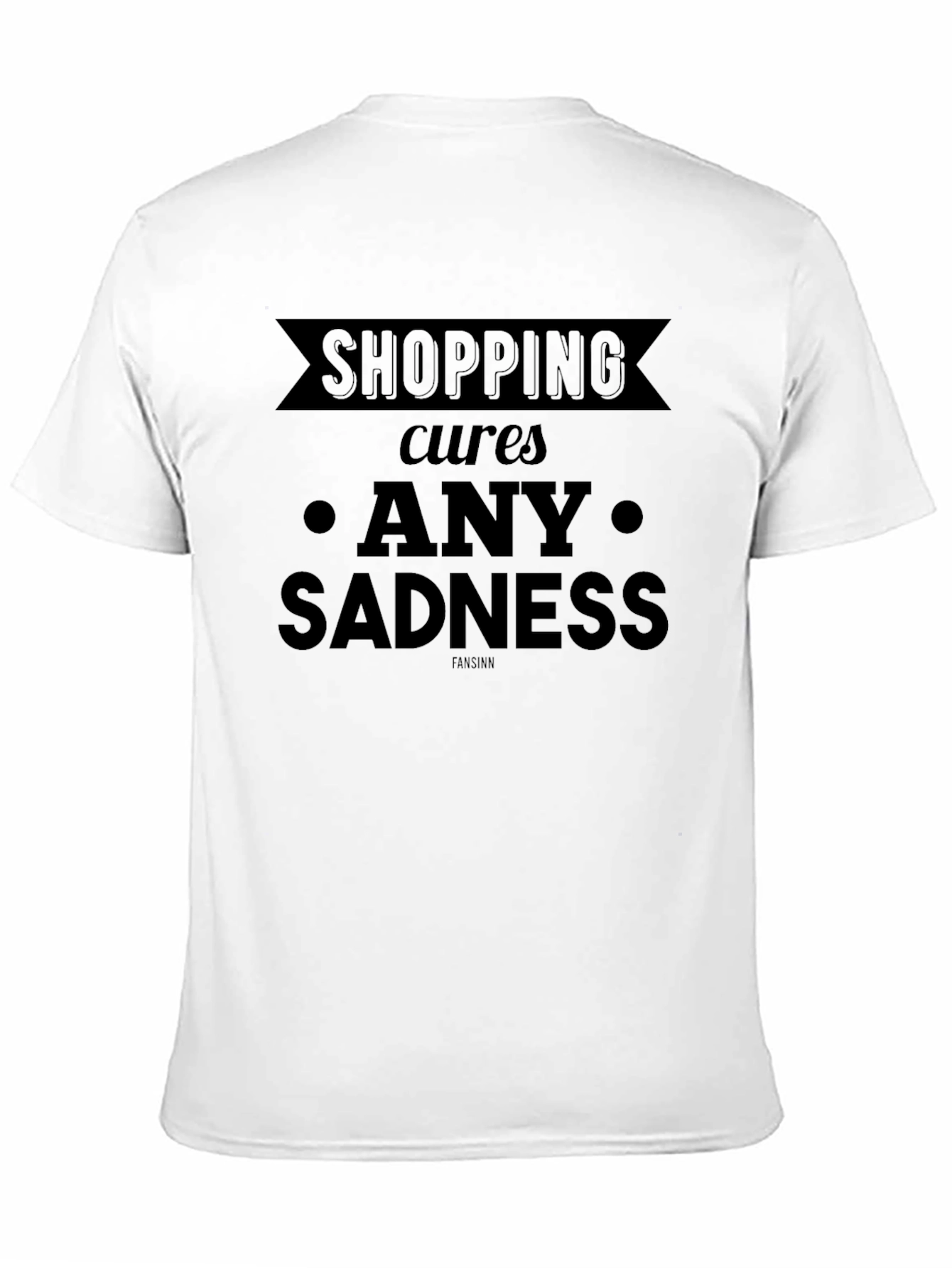 Shopping Cures Any Sadness Graphic T-Shirt