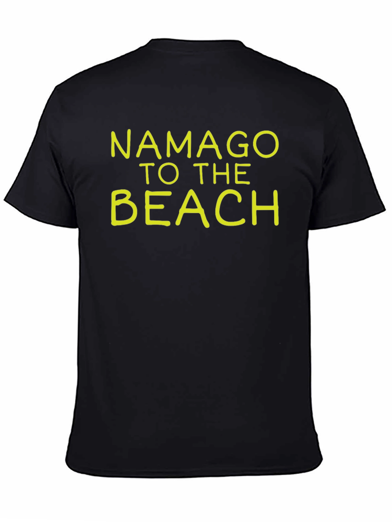 Namago to the Beach Graphic T-Shirt - Black