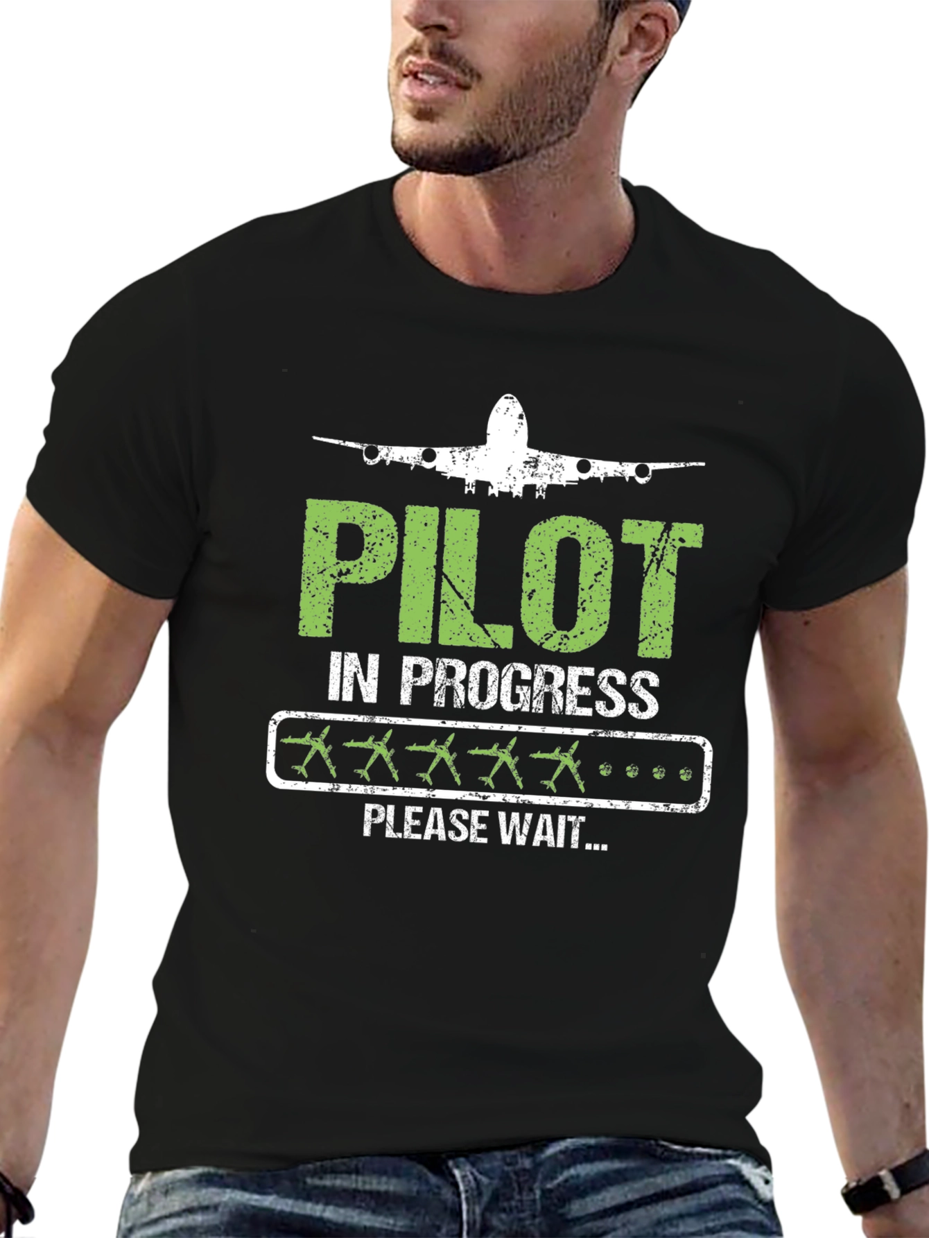 Pilot In Progress Funny Aviation T-Shirt