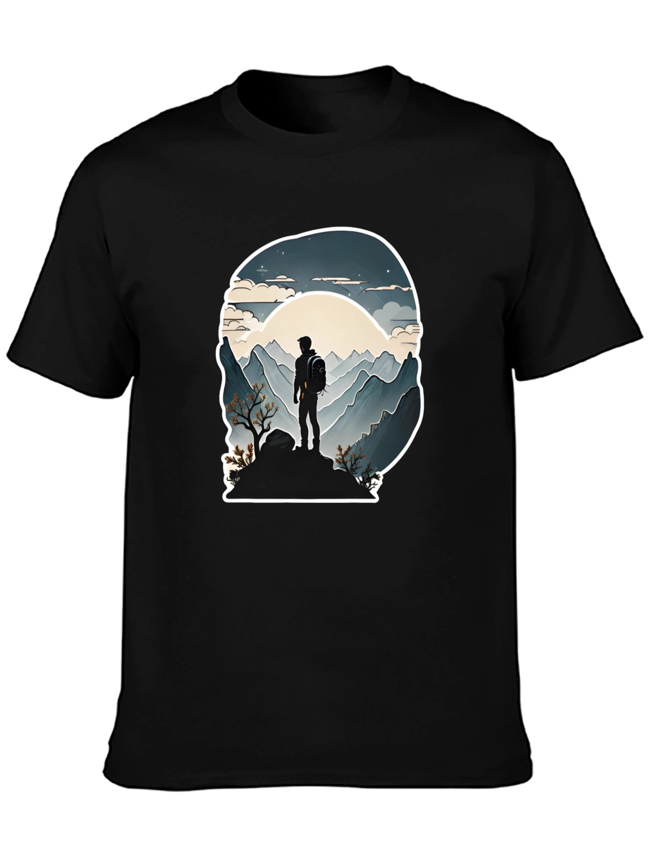 Mountain Hiker Graphic Tee - Adventure Awaits